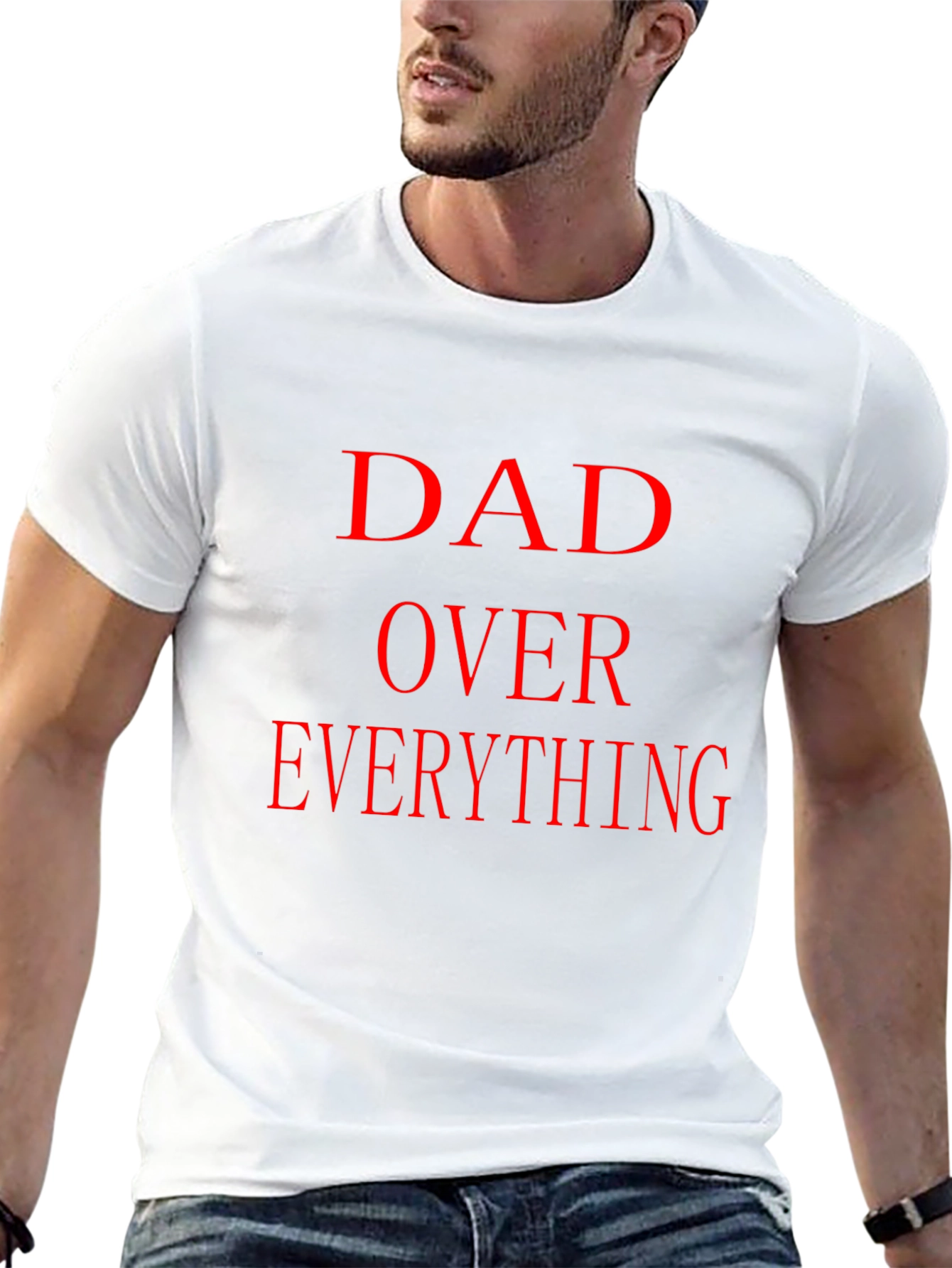 Dad Over Everything Graphic Tee - Black