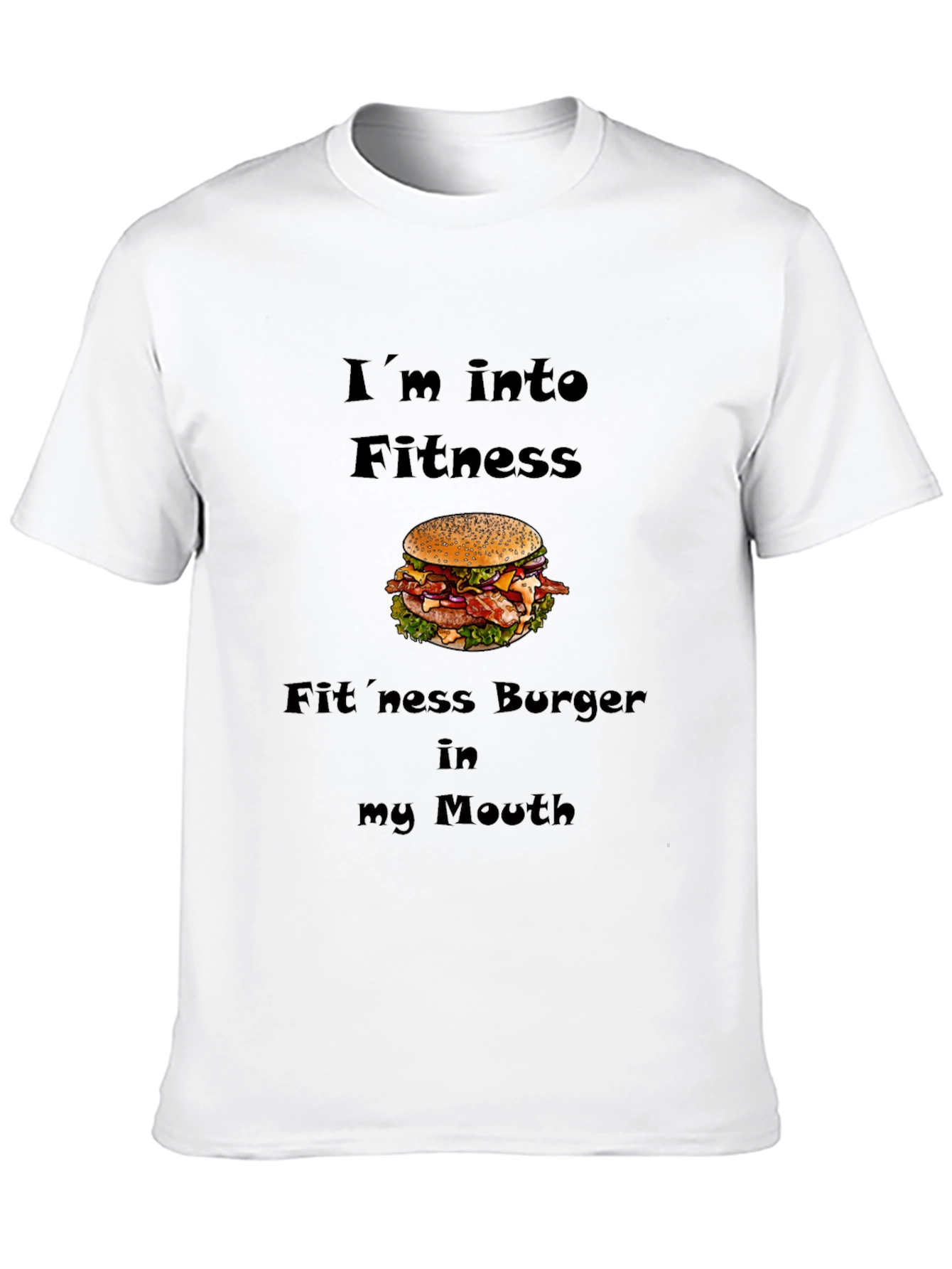 Funny Fitness Burger T-Shirt