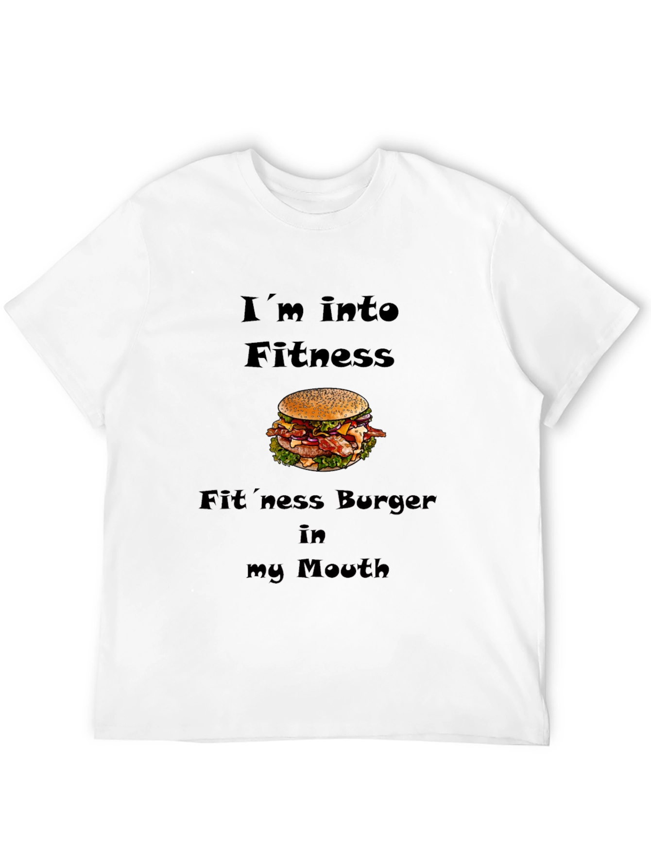 Funny Fitness Burger T-Shirt