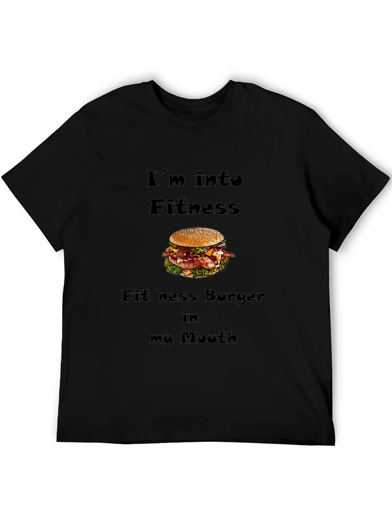 Funny Fitness Burger T-Shirt