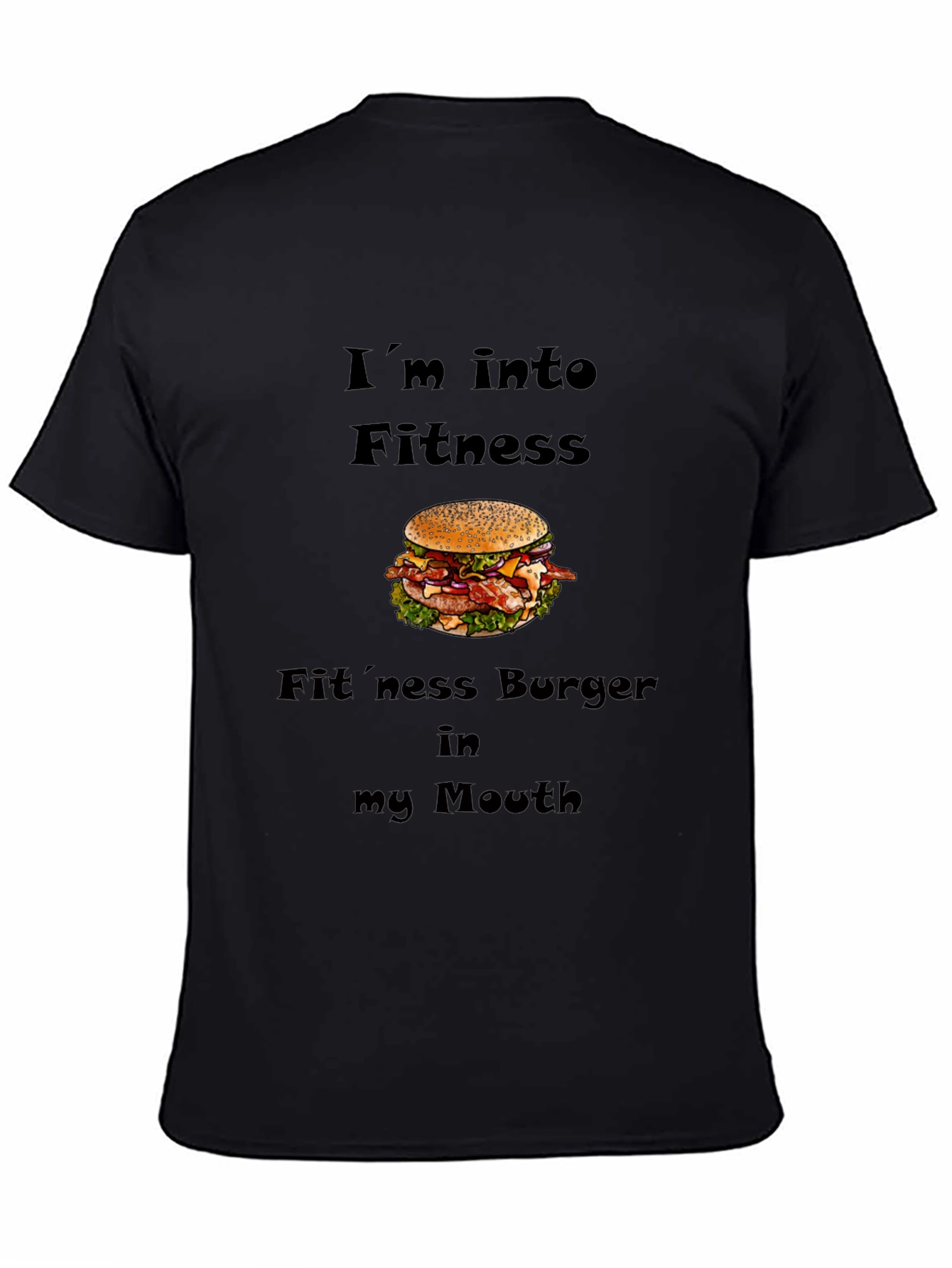 Funny Fitness Burger T-Shirt