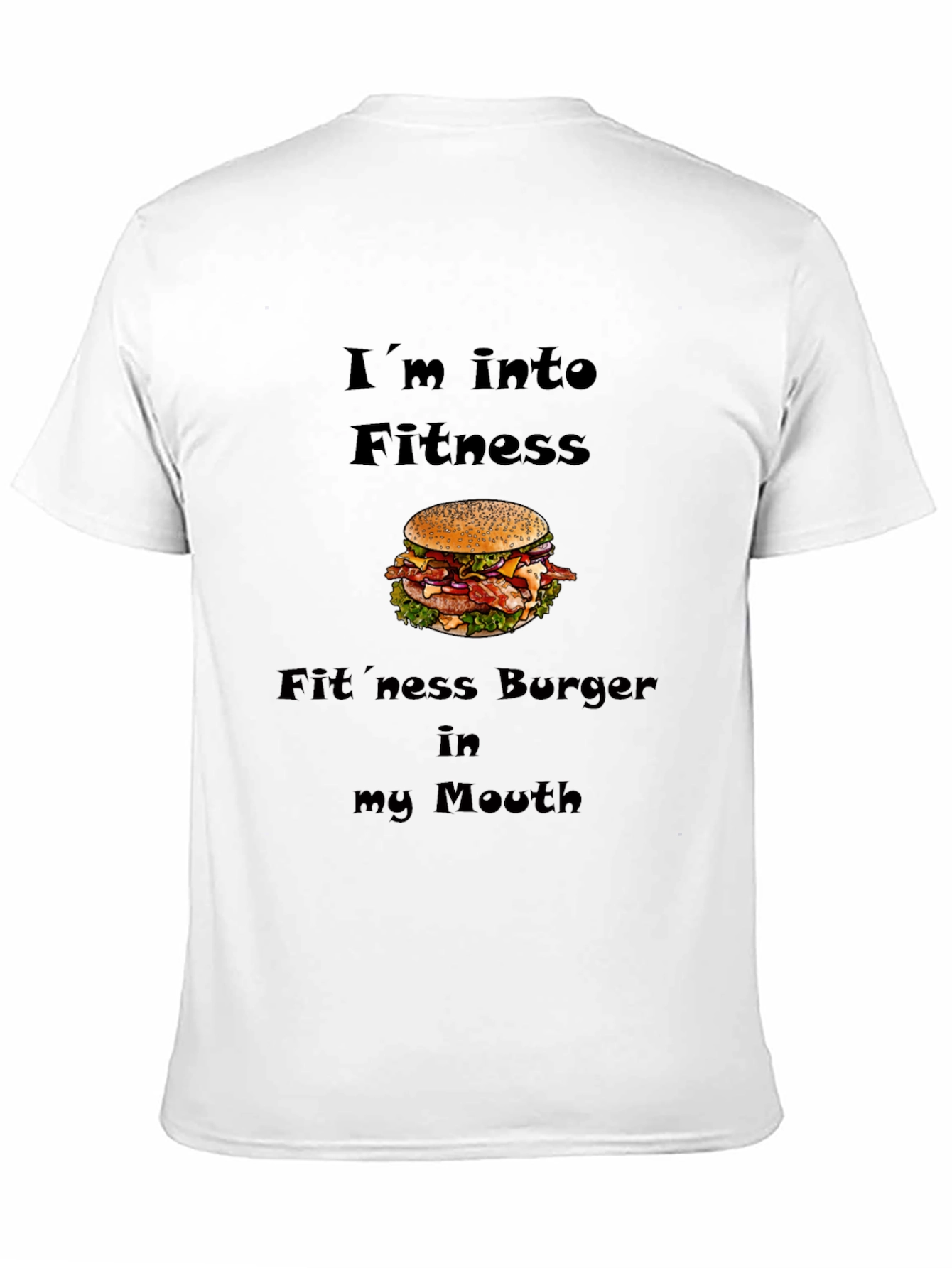 Funny Fitness Burger T-Shirt