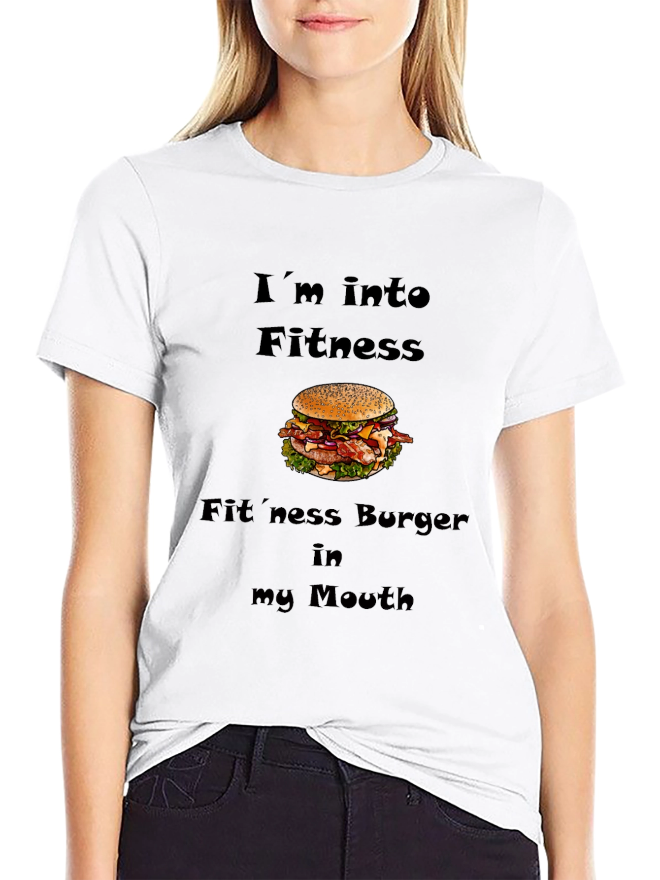 Funny Fitness Burger T-Shirt