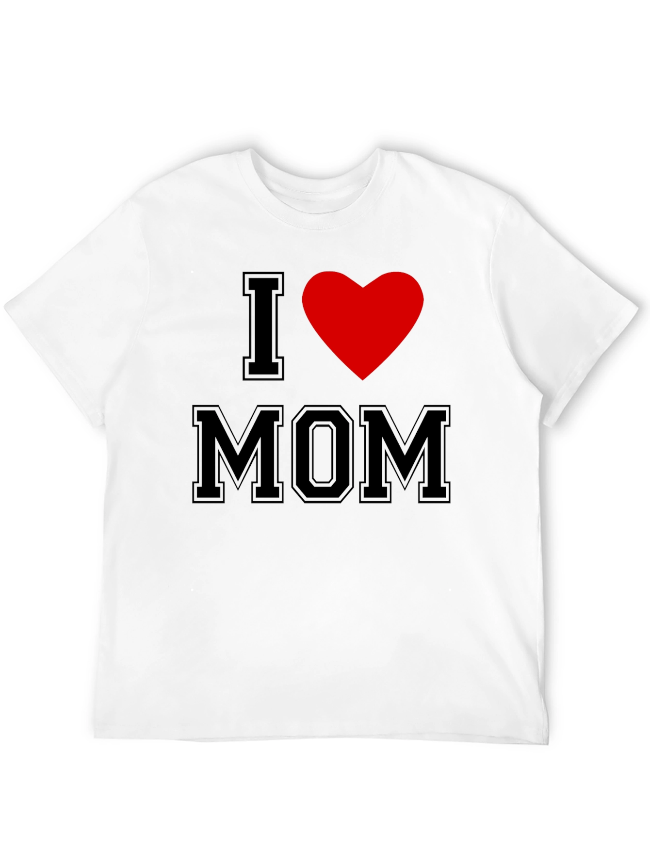 I Heart Mom T-Shirt - Classic Black Tee