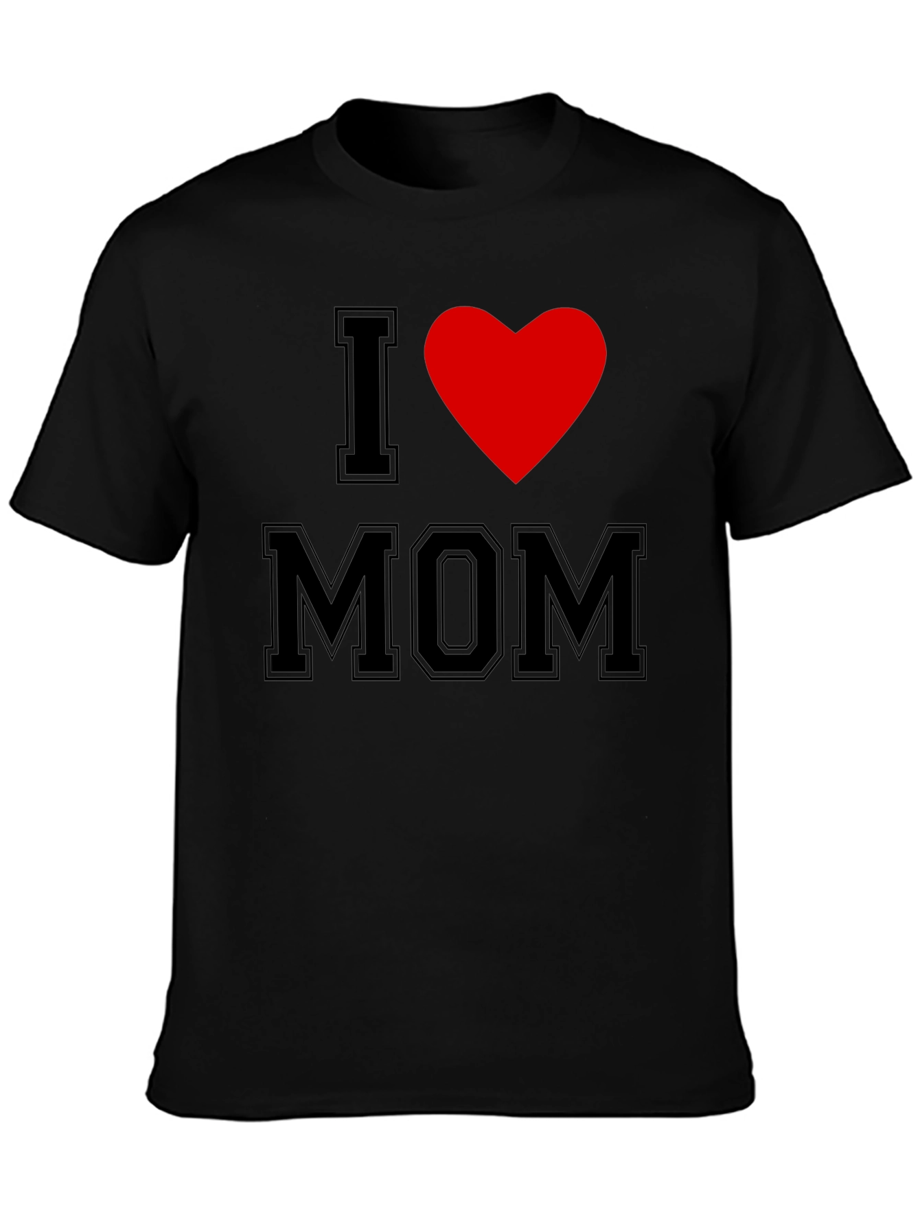 I Heart Mom T-Shirt - Classic Black Tee