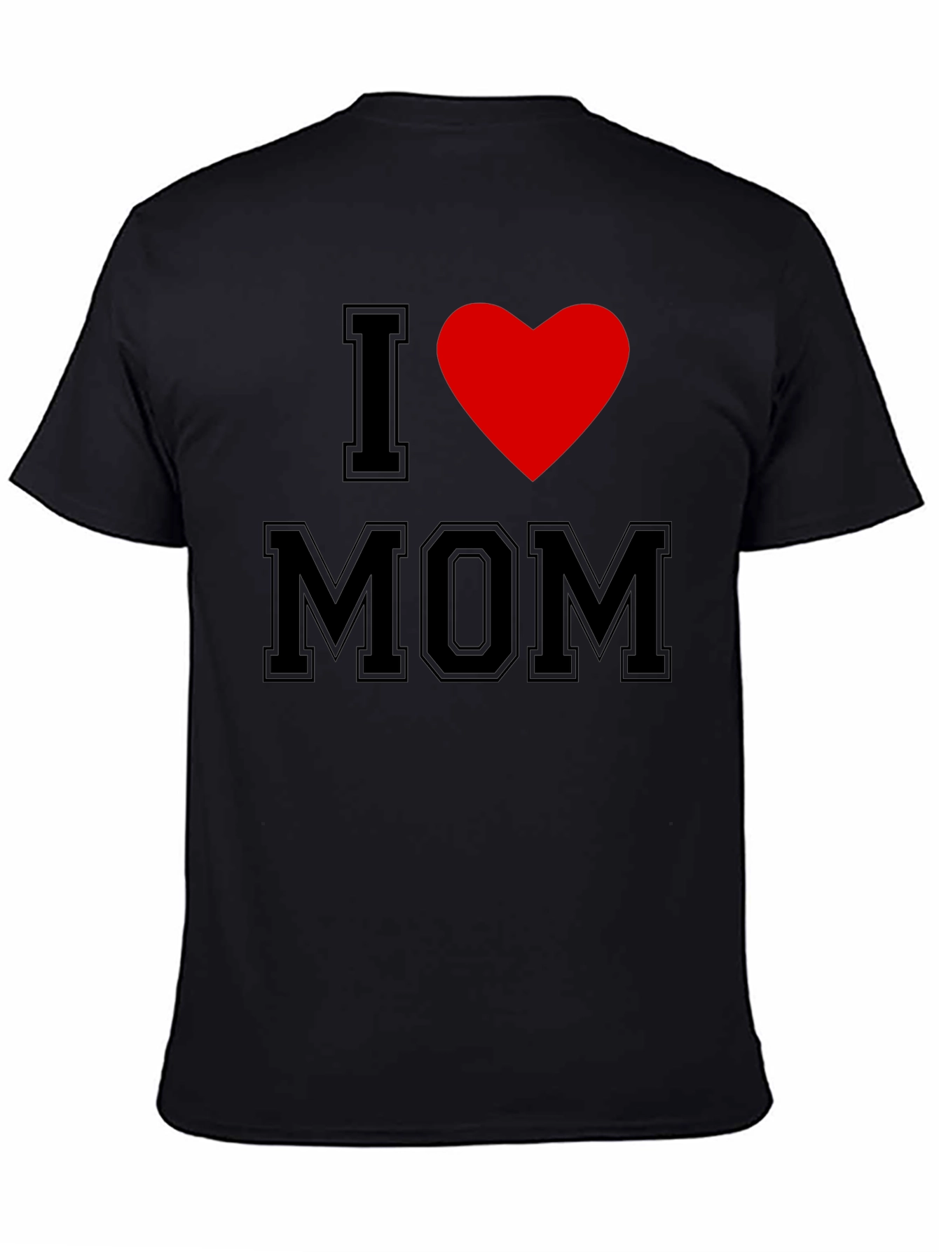 I Heart Mom T-Shirt - Classic Black Tee