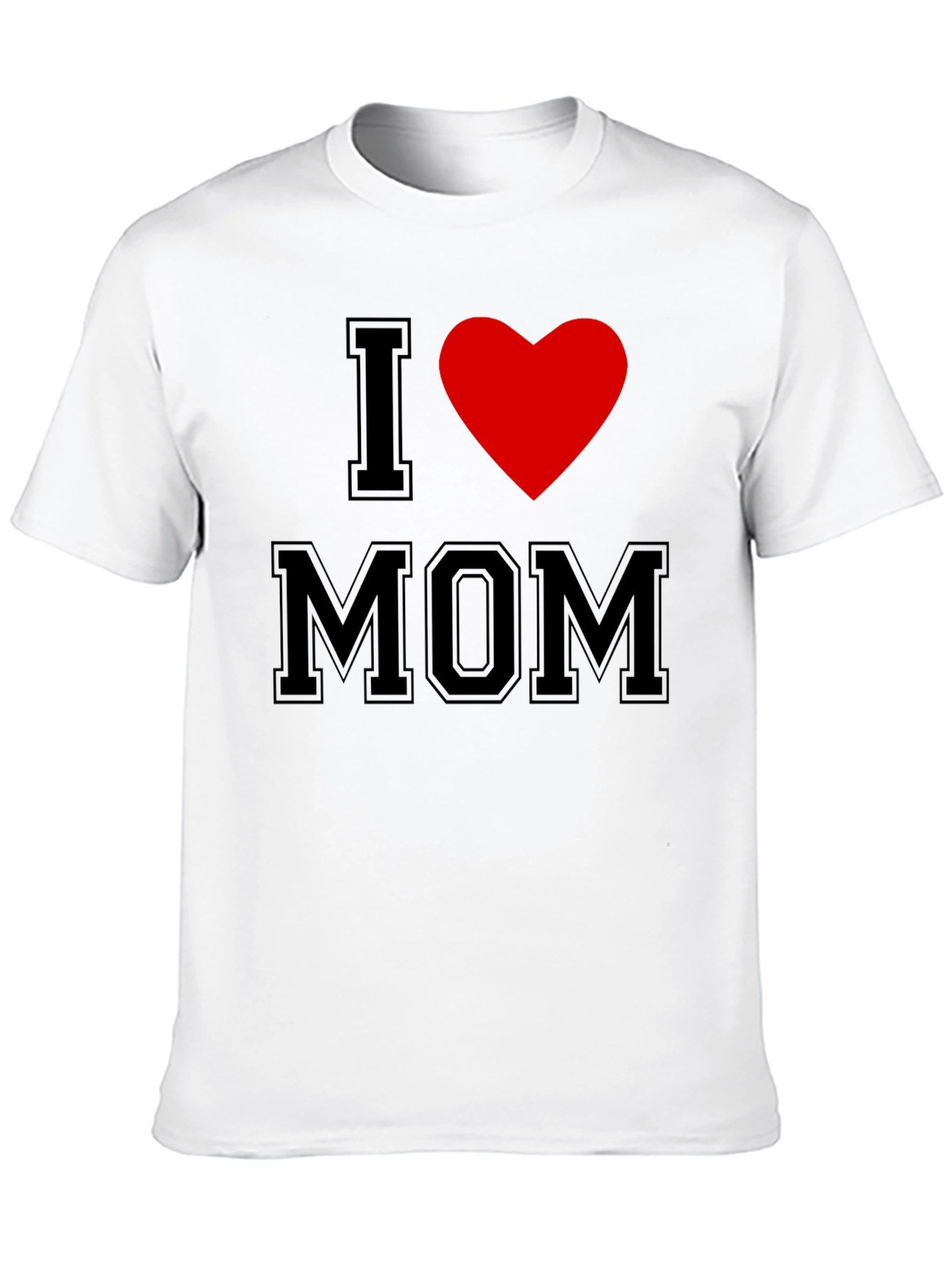 I Heart Mom T-Shirt - Classic Black Tee
