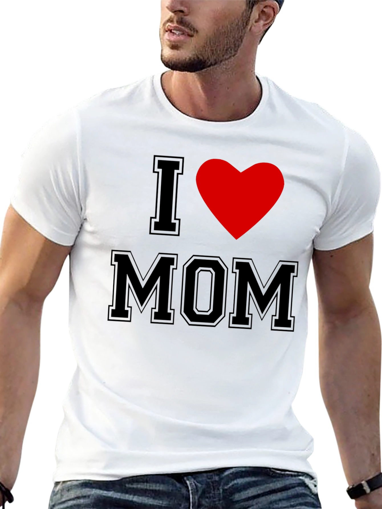 I Heart Mom T-Shirt - Classic Black Tee