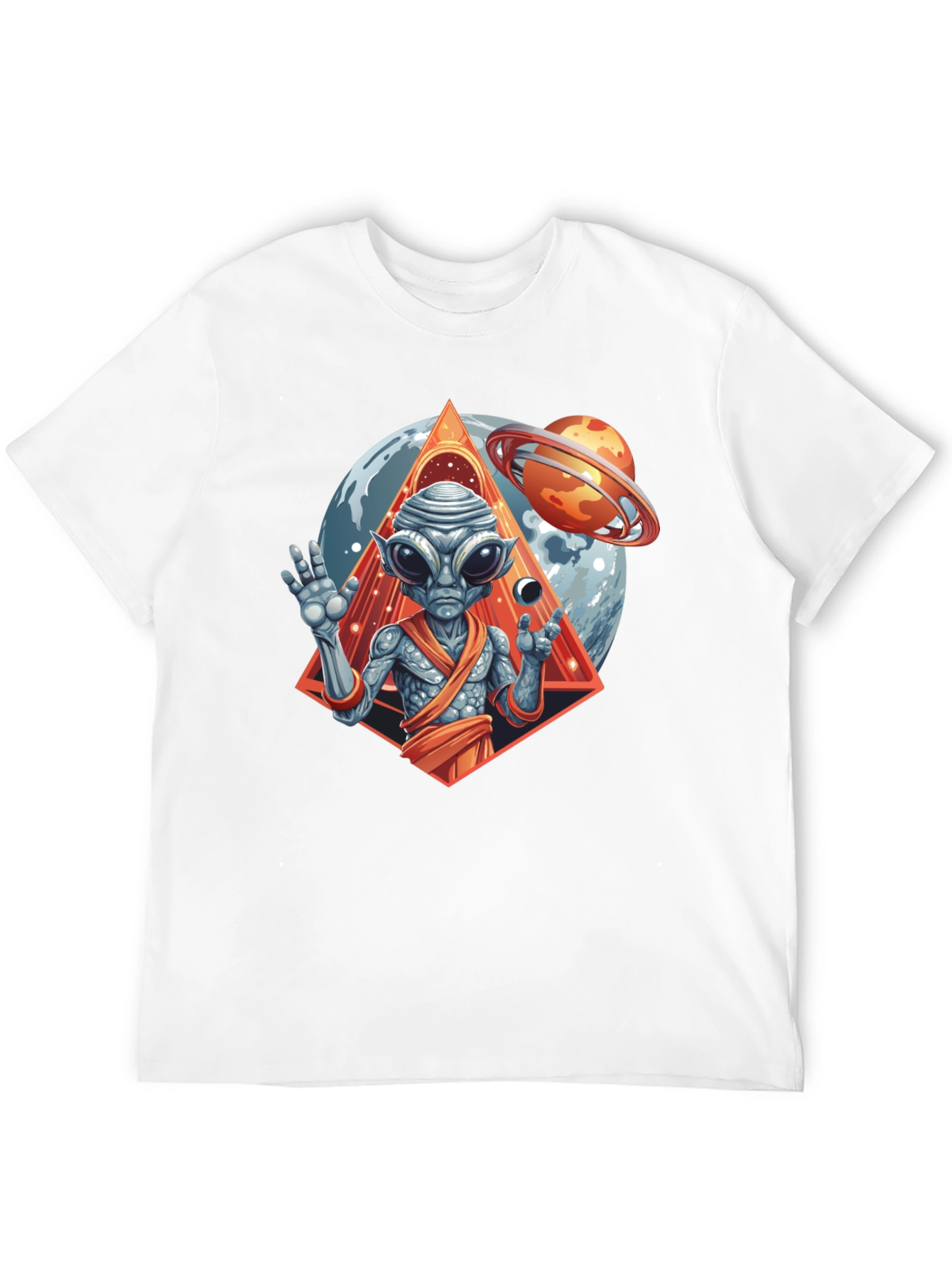 Alien Graphic Tee - Cosmic Design