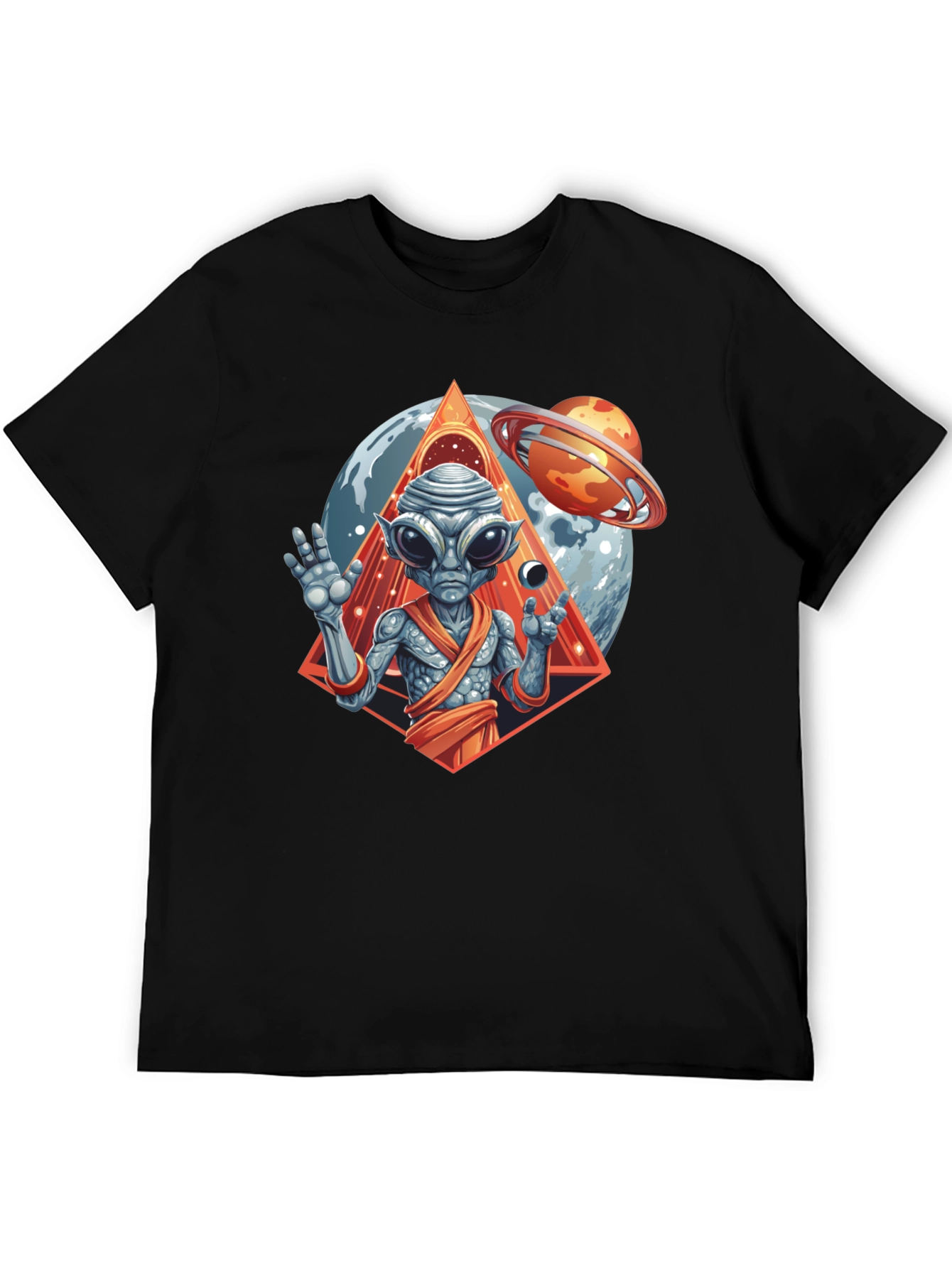 Alien Graphic Tee - Cosmic Design