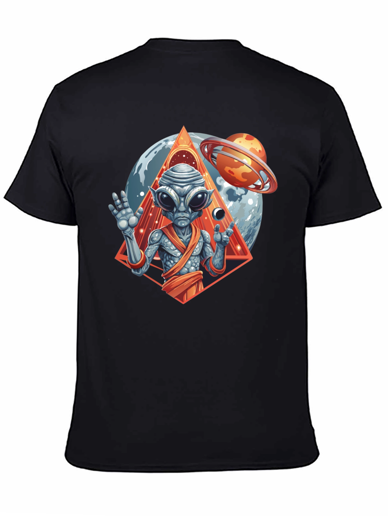 Alien Graphic Tee - Cosmic Design