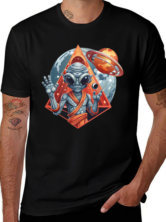 Alien Graphic Tee - Cosmic Design