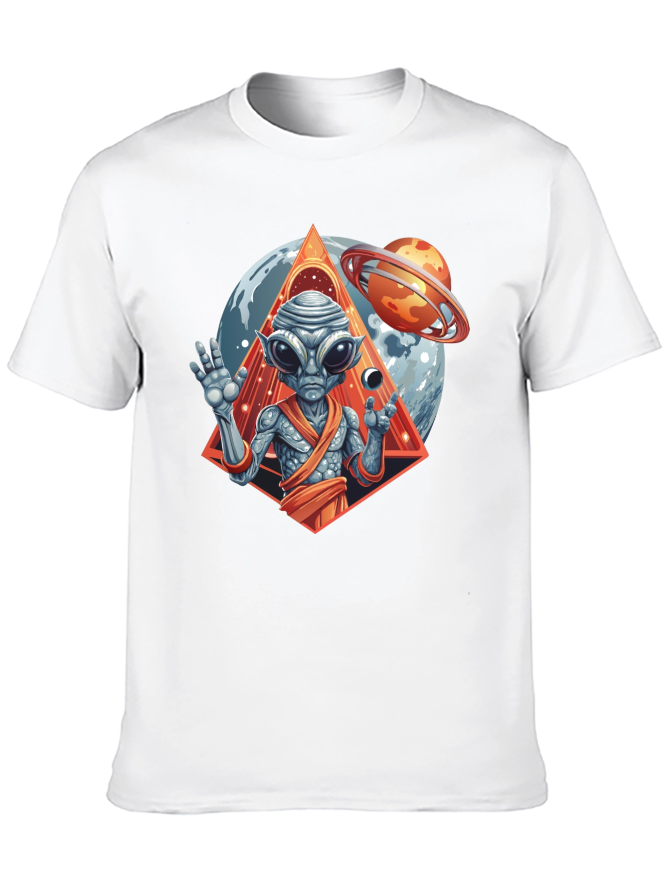 Alien Graphic Tee - Cosmic Design