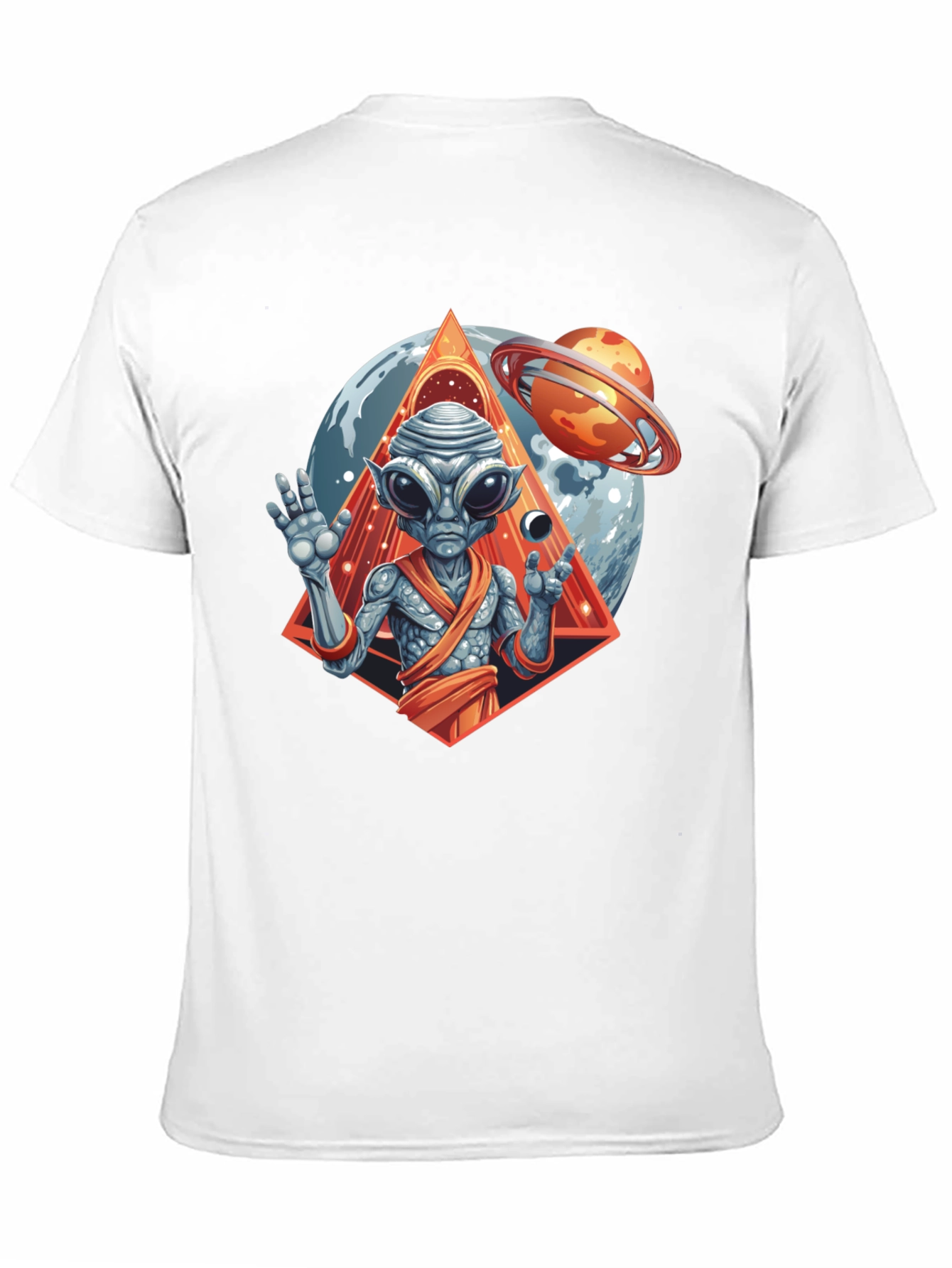 Alien Graphic Tee - Cosmic Design