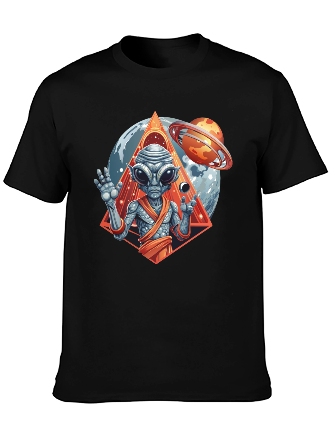 Alien Graphic Tee - Cosmic Design