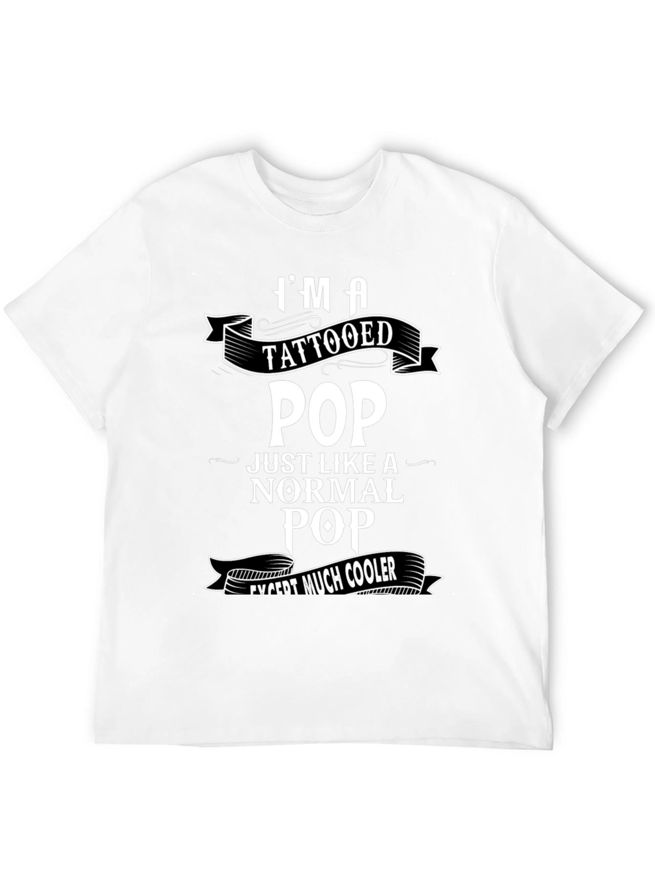 Tattooed Pop Graphic T-Shirt - Cool Fathers Day Gift