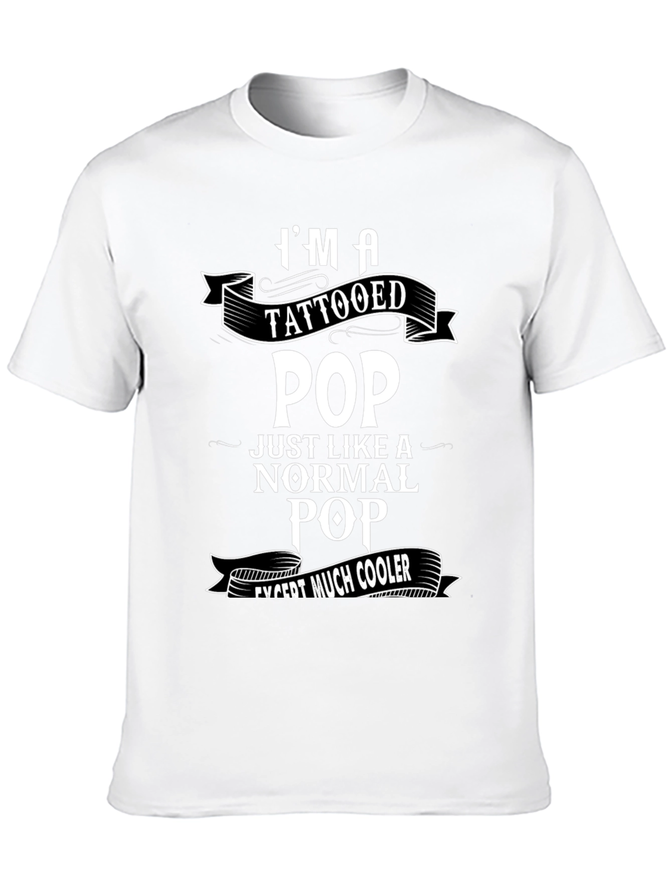 Tattooed Pop Graphic T-Shirt - Cool Fathers Day Gift