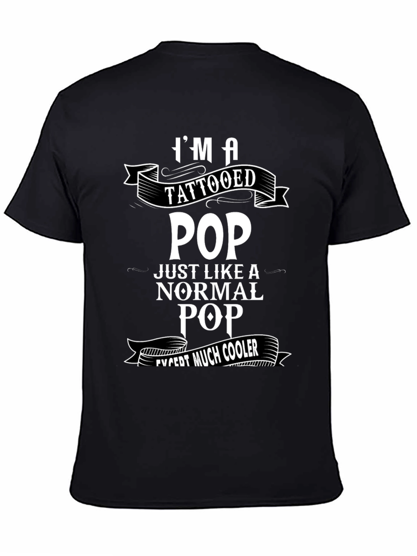 Tattooed Pop Graphic T-Shirt - Cool Fathers Day Gift