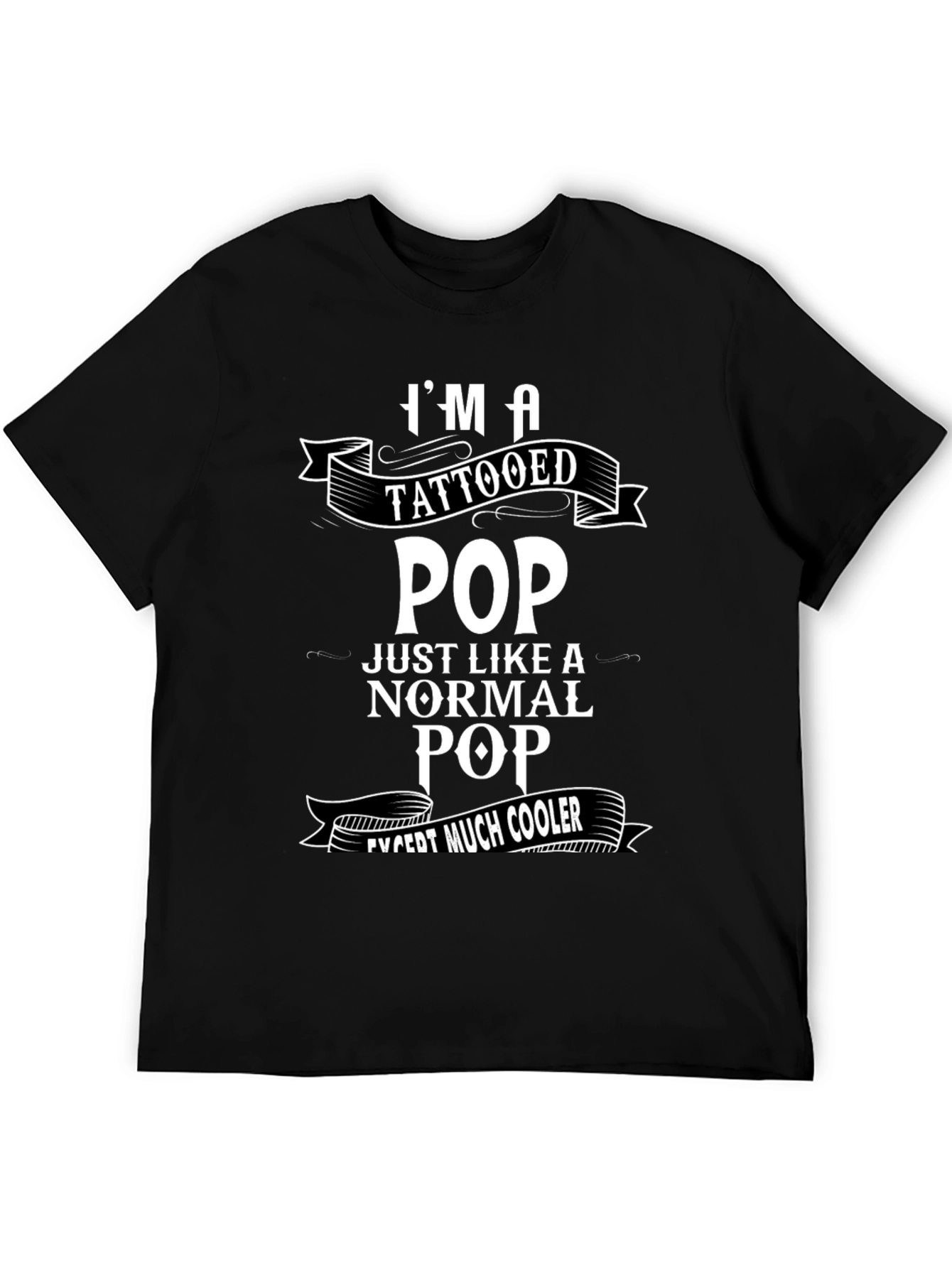 Tattooed Pop Graphic T-Shirt - Cool Fathers Day Gift