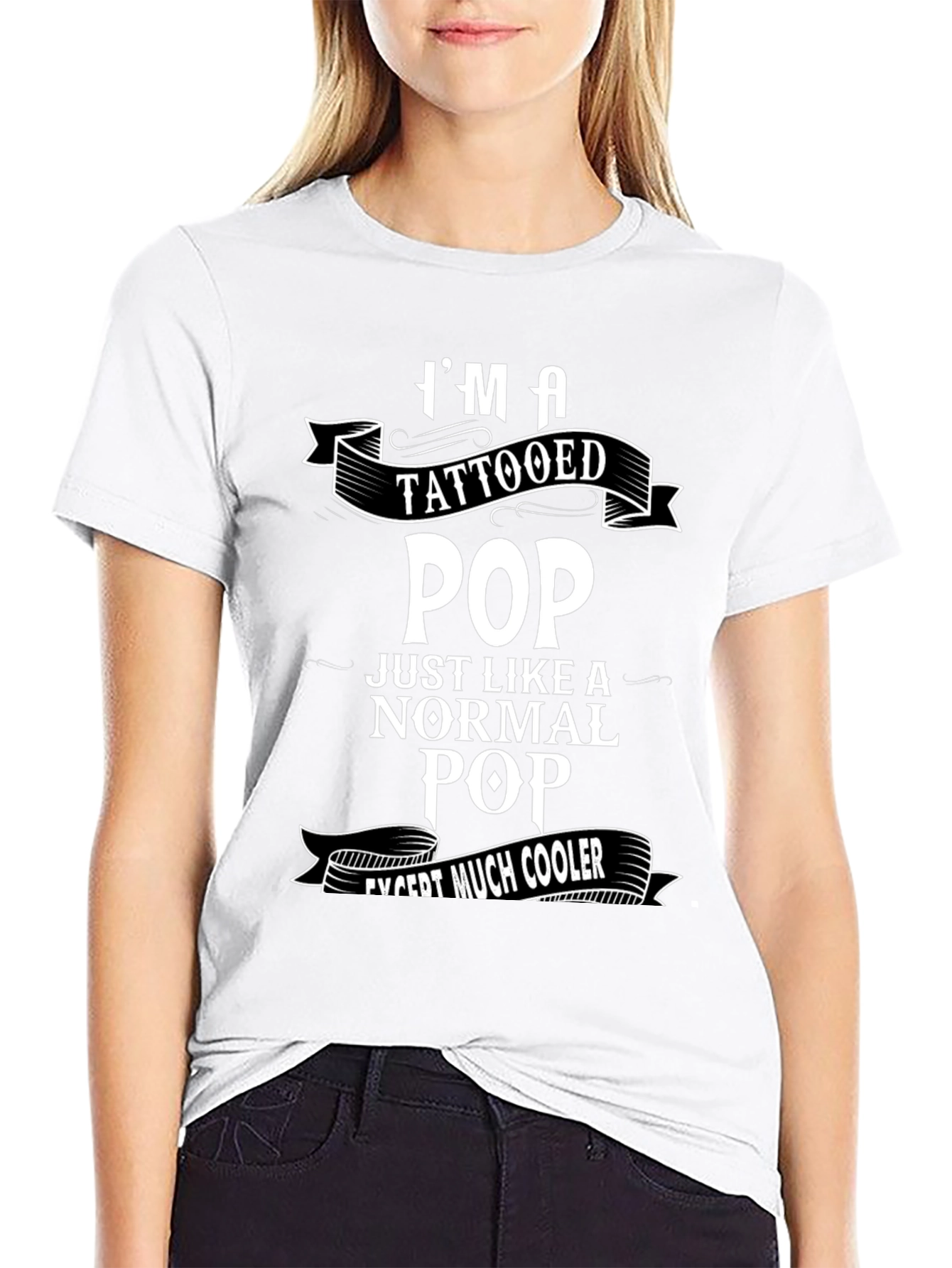 Tattooed Pop Graphic T-Shirt - Cool Fathers Day Gift