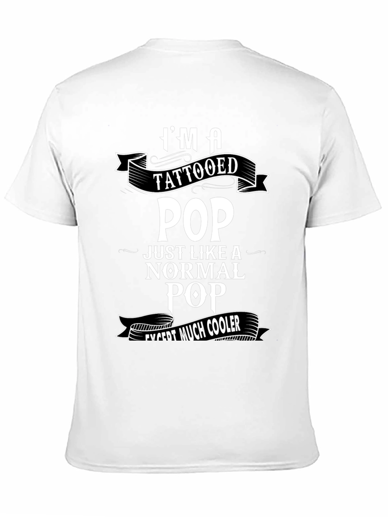 Tattooed Pop Graphic T-Shirt - Cool Fathers Day Gift