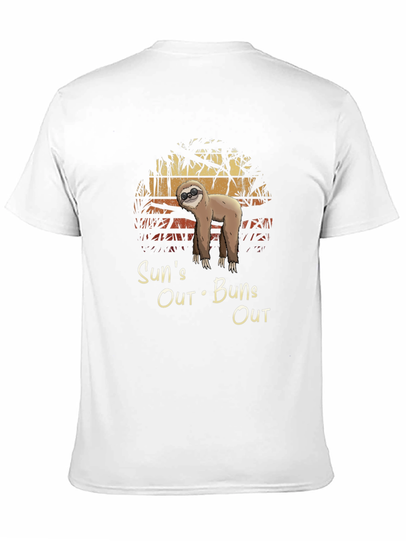 Suns Out Buns Out Sloth Graphic Tee