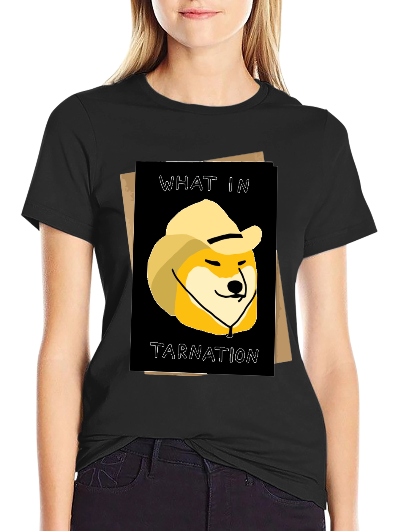 What in Tarnation Doge T-Shirt - Western Meme Tee
