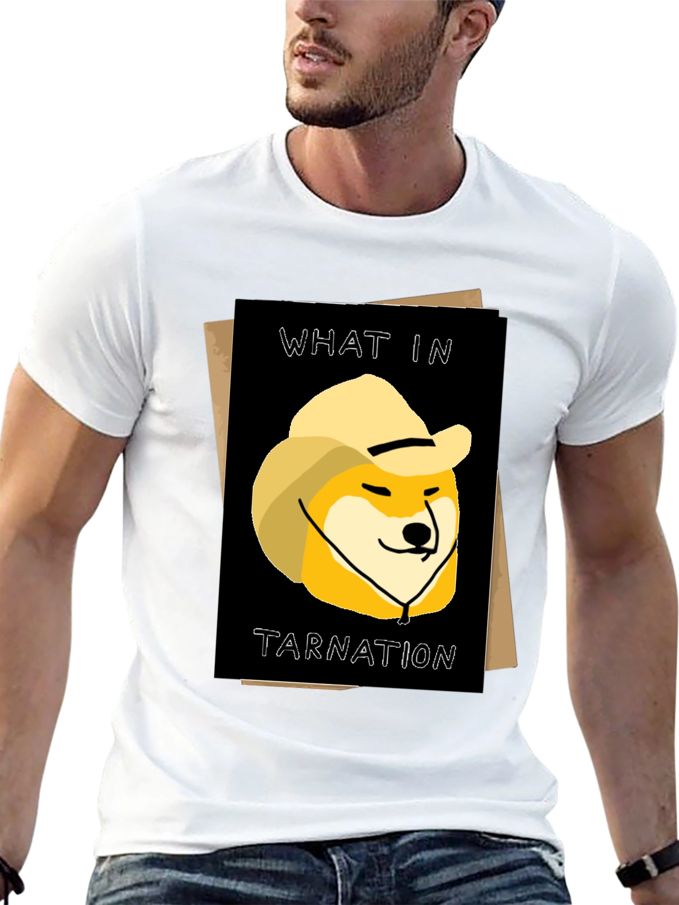 What in Tarnation Doge T-Shirt - Western Meme Tee