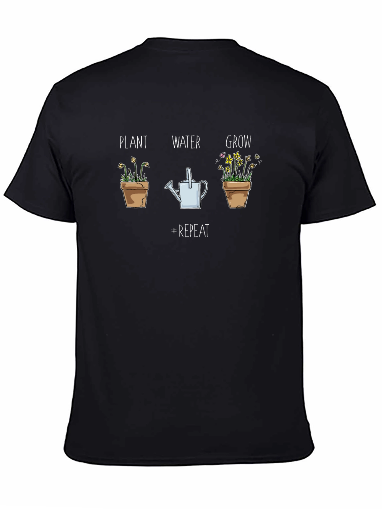Plant Water Grow T-Shirt - Gardener Tee