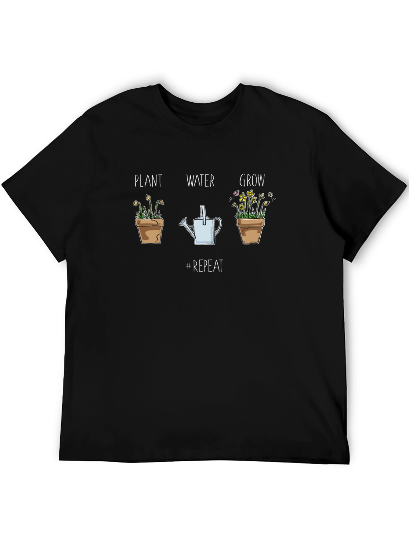 Plant Water Grow T-Shirt - Gardener Tee