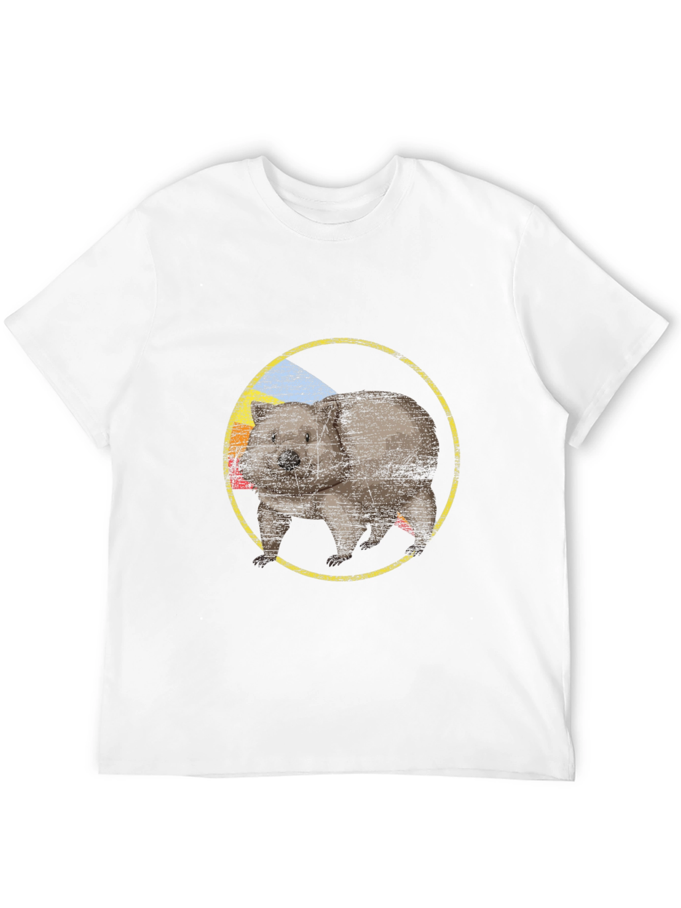 Wombat Graphic Tee - Black Crew Neck