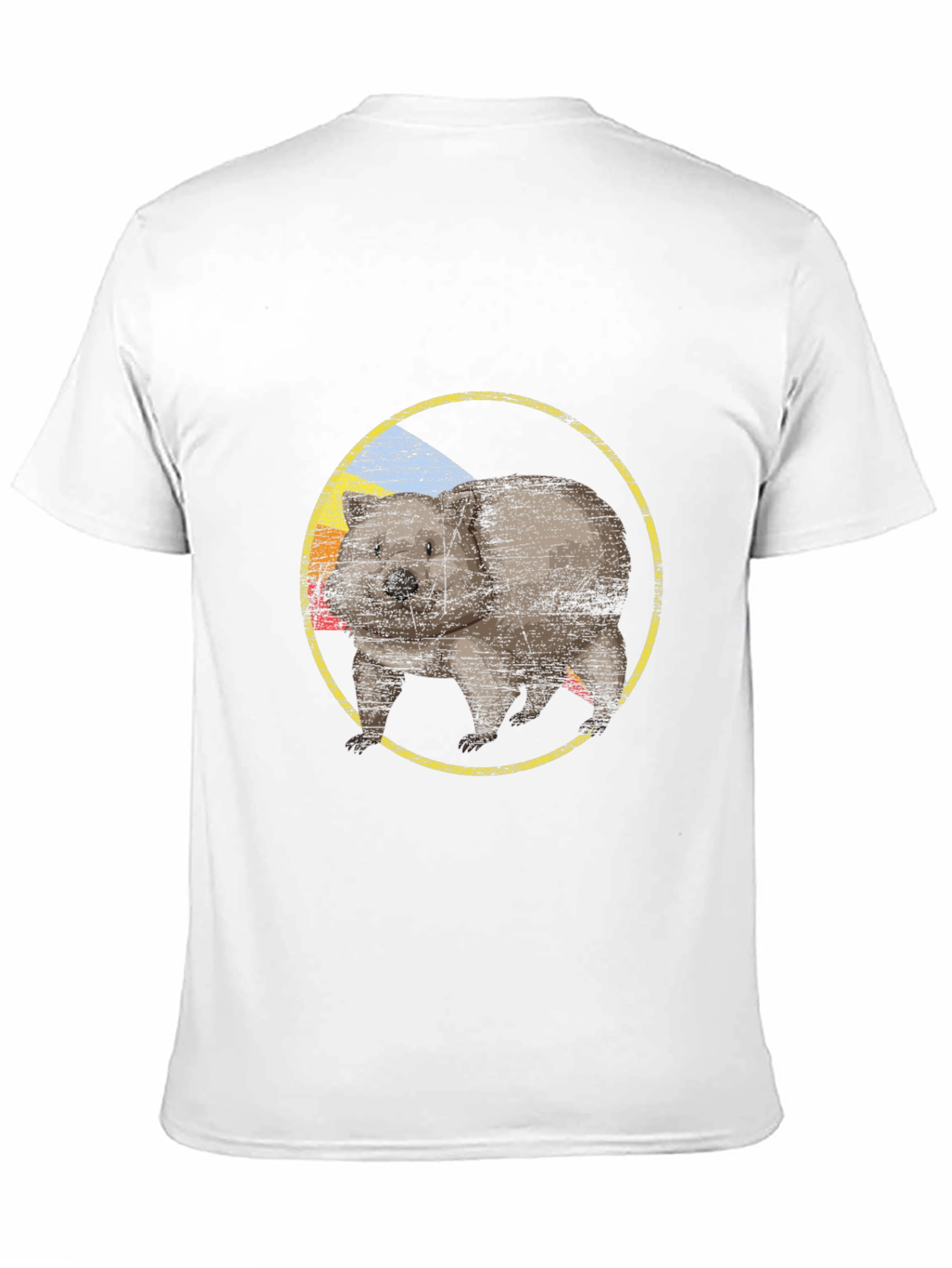 Wombat Graphic Tee - Black Crew Neck