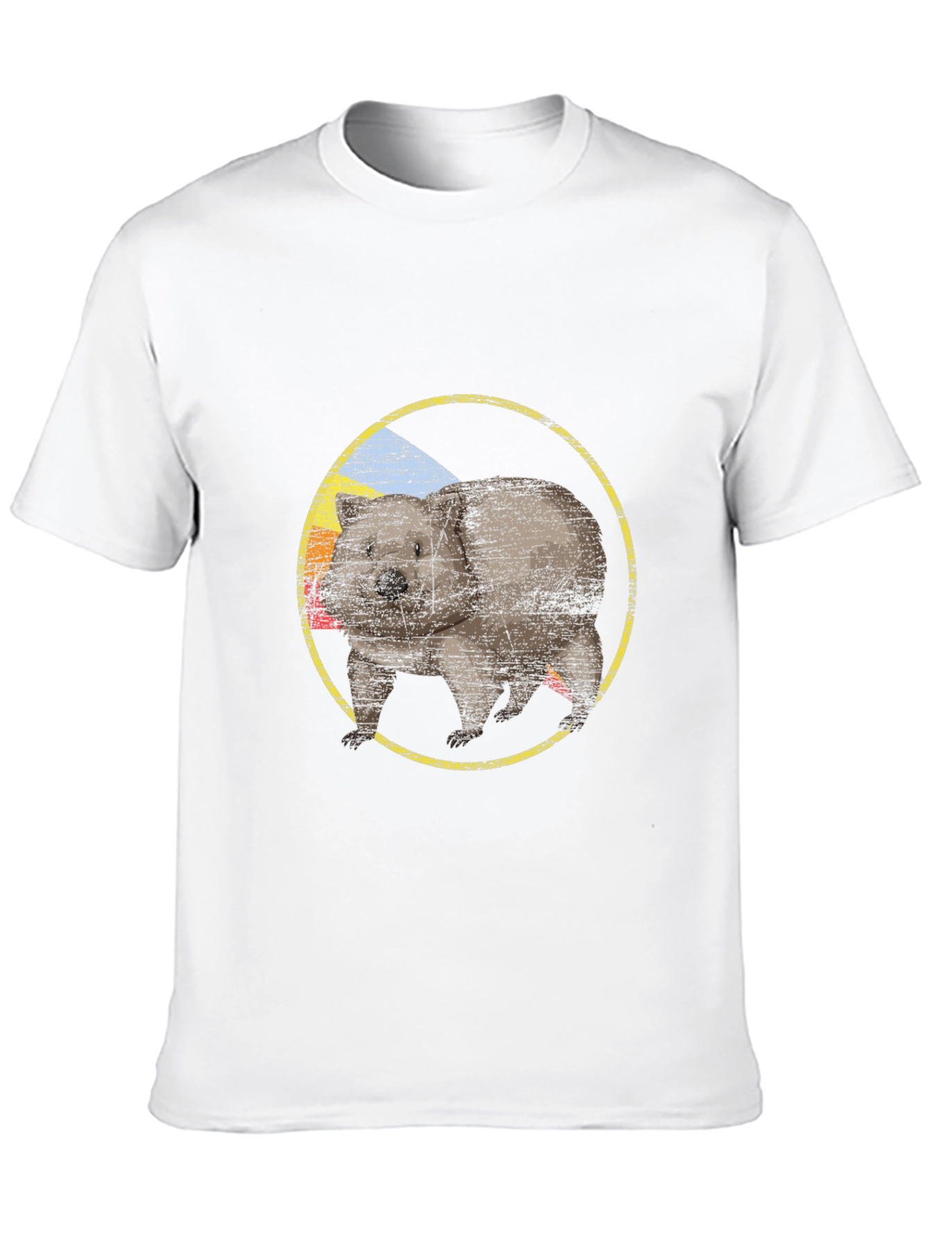 Wombat Graphic Tee - Black Crew Neck