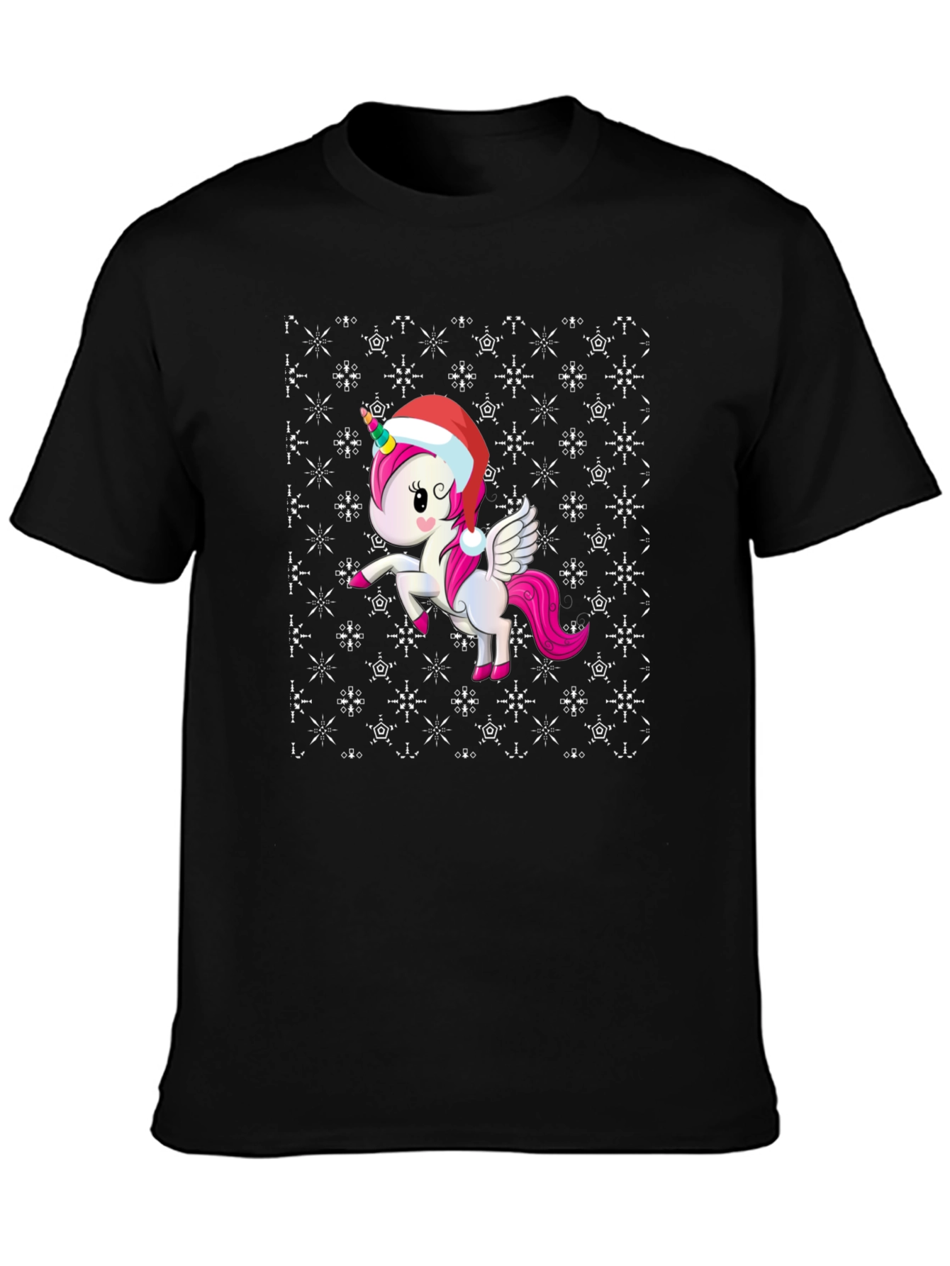 Festive Unicorn Christmas T-Shirt
