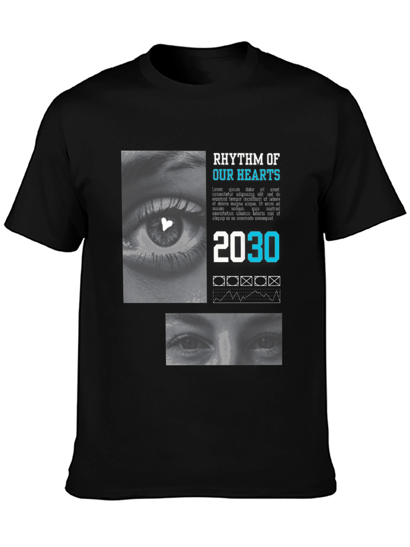 Rhythm of Our Hearts 2030 Graphic Tee