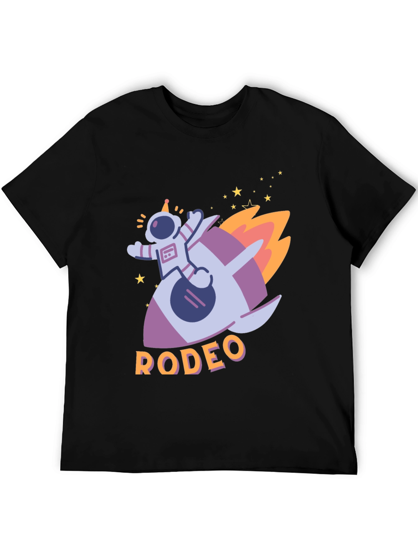 Astronaut Rocket Rodeo Graphic T-Shirt