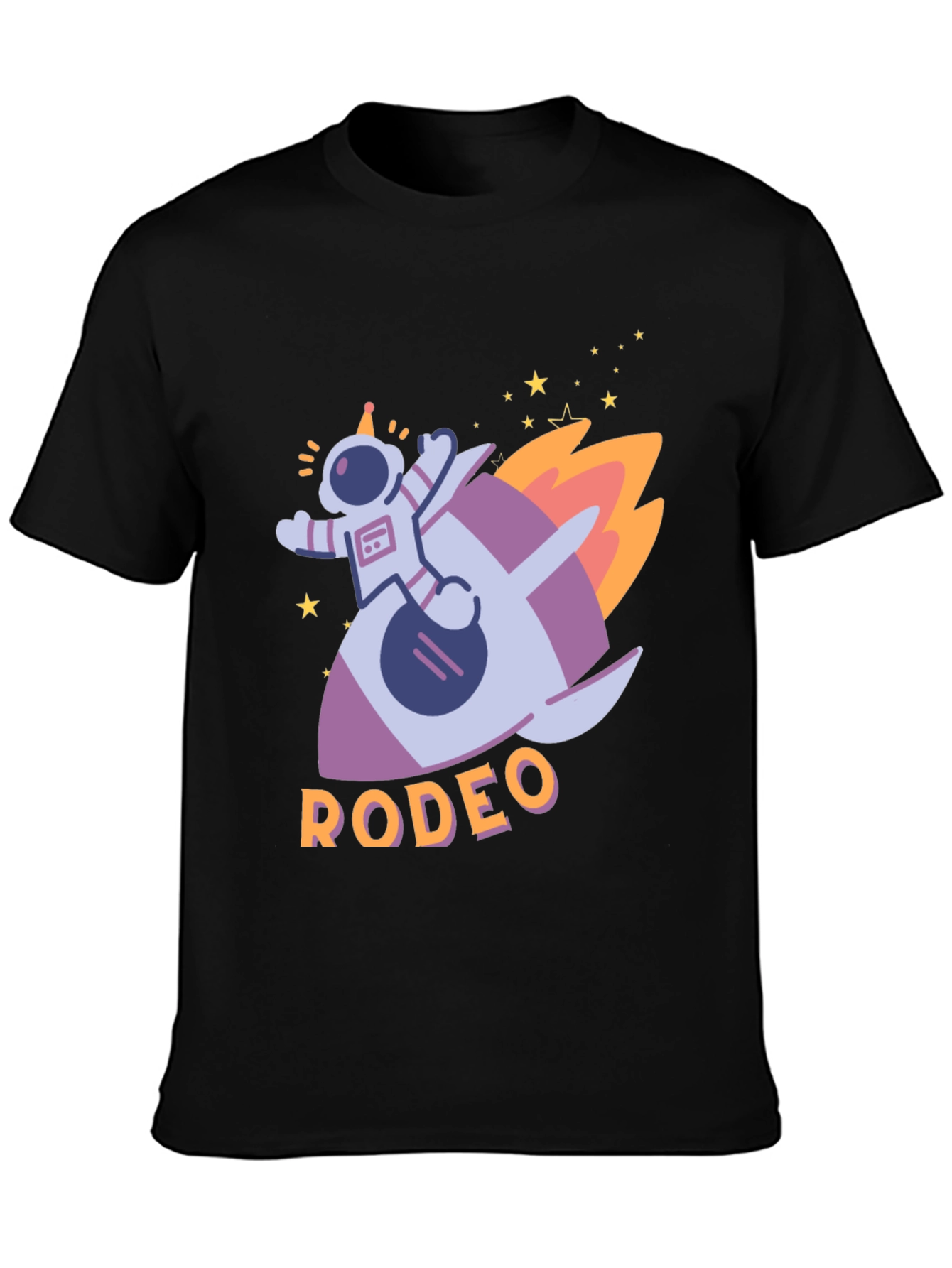 Astronaut Rocket Rodeo Graphic T-Shirt