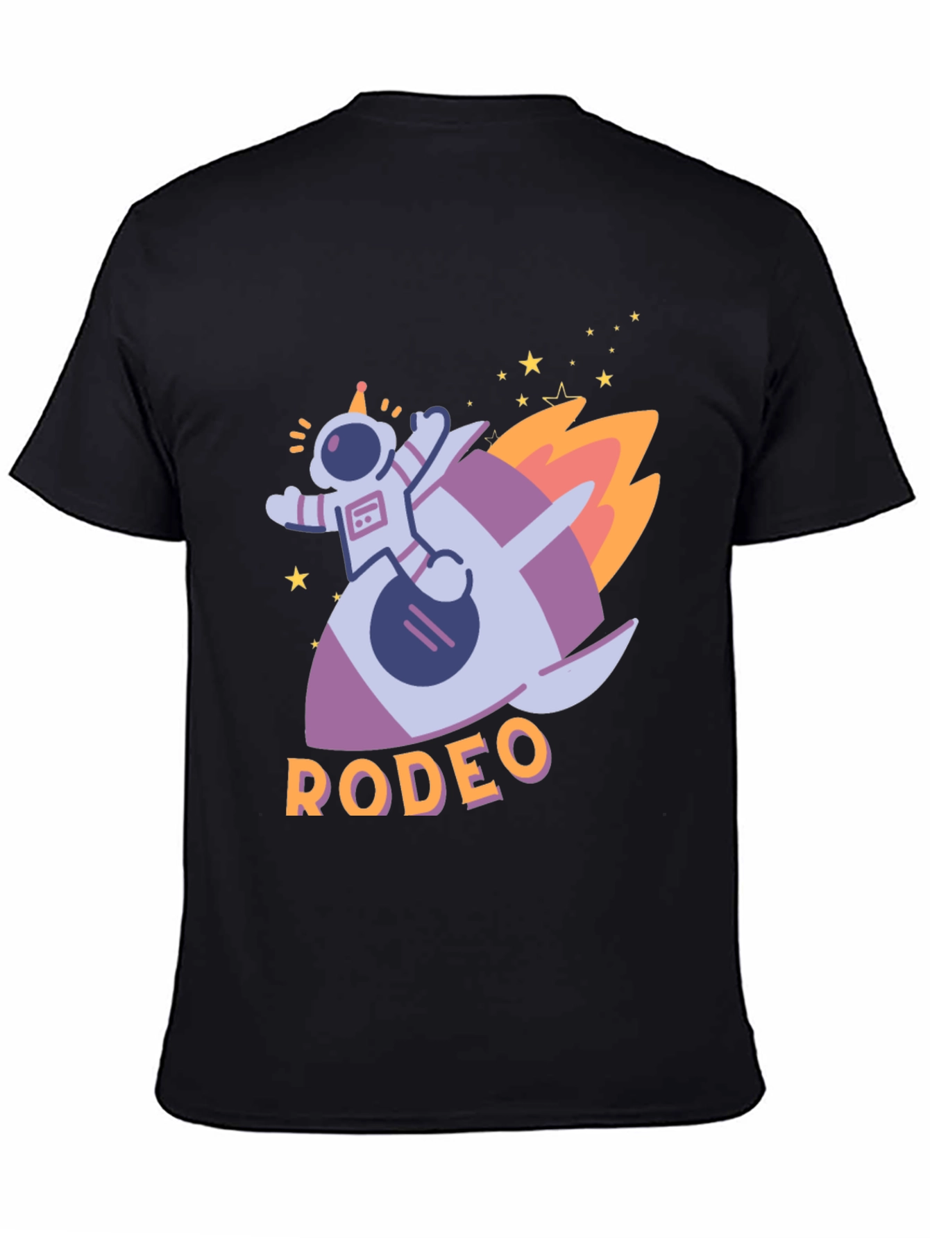 Astronaut Rocket Rodeo Graphic T-Shirt