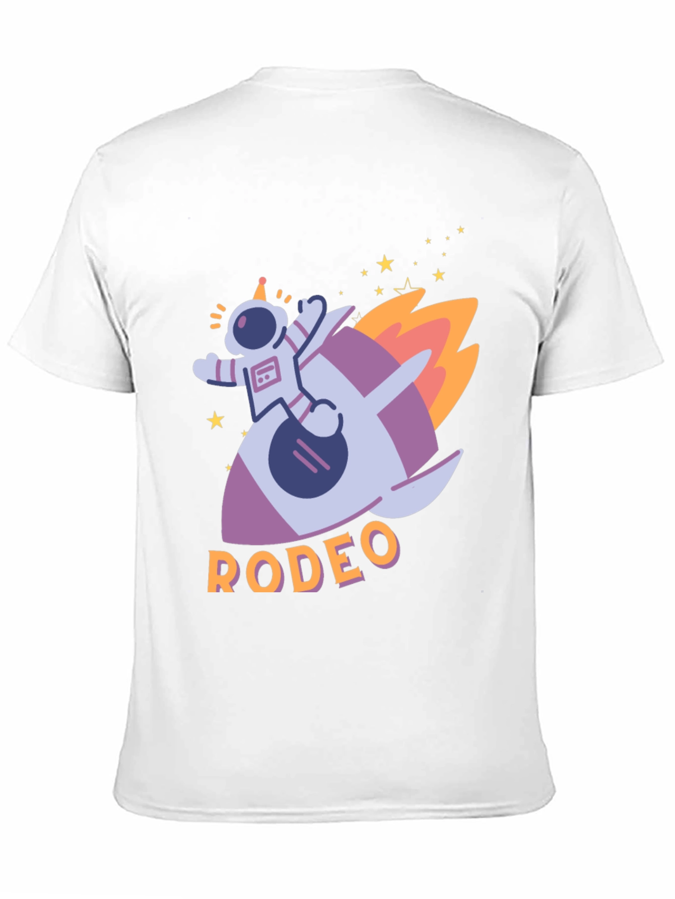 Astronaut Rocket Rodeo Graphic T-Shirt