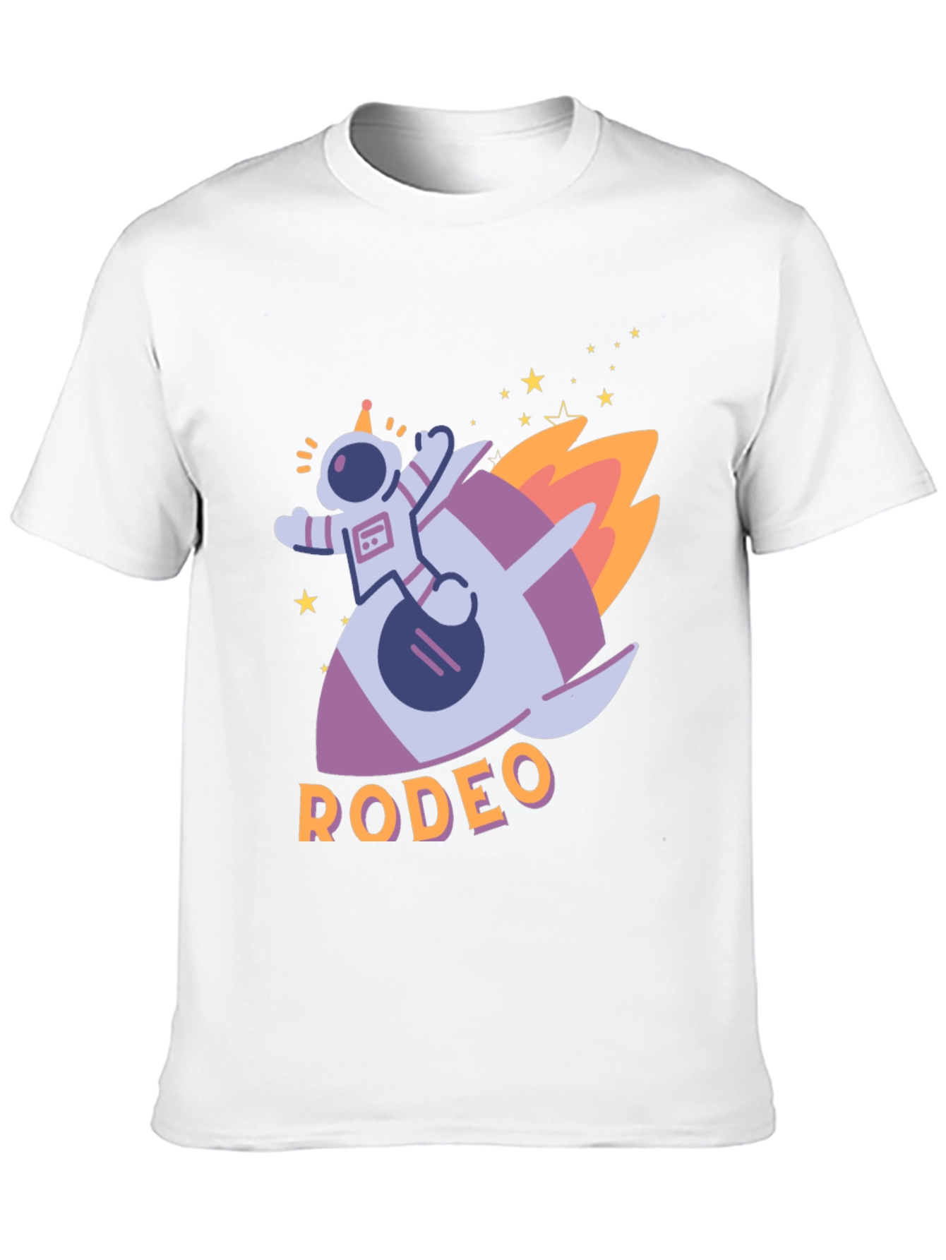 Astronaut Rocket Rodeo Graphic T-Shirt