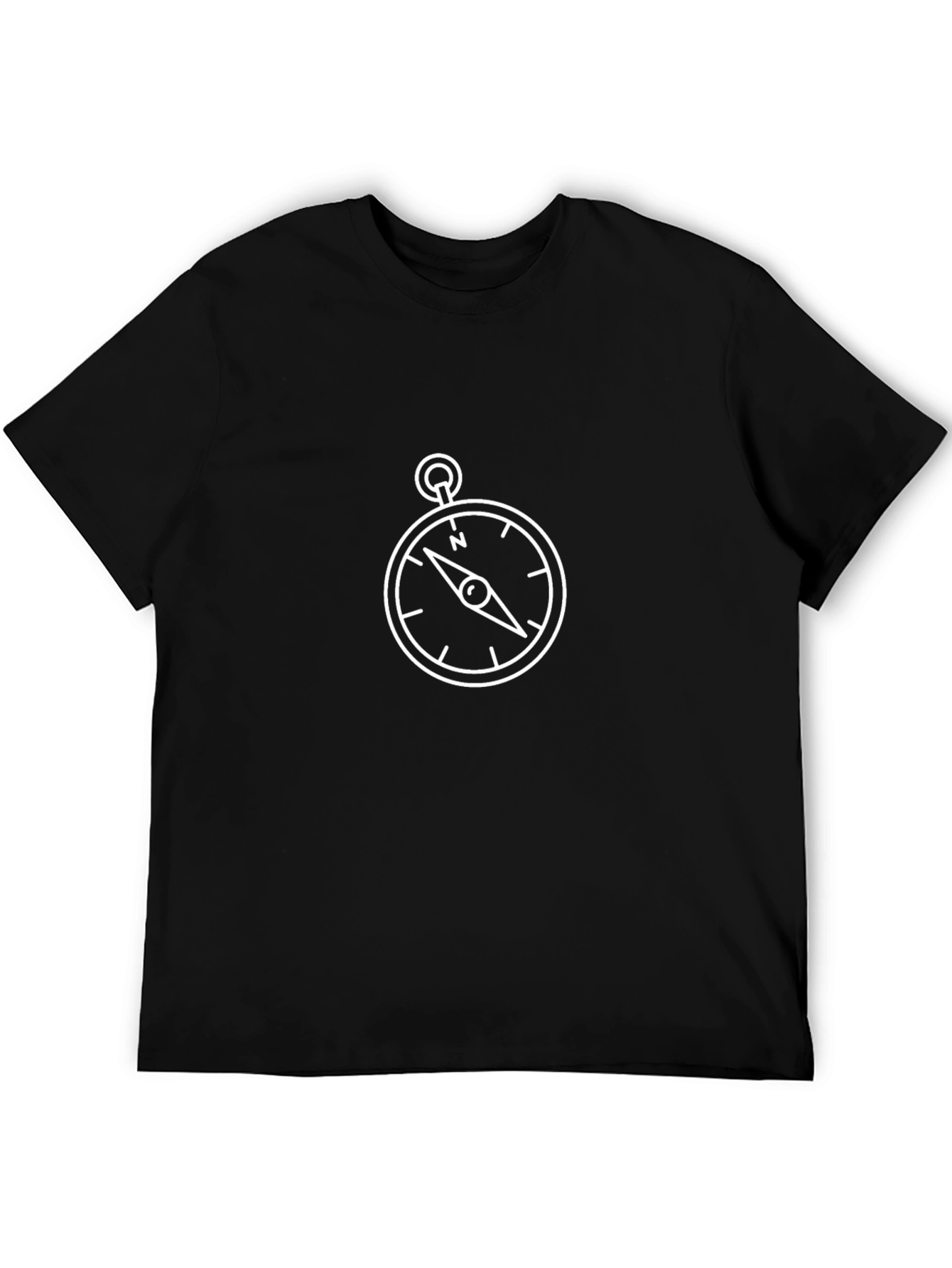 Compass Graphic Black T-Shirt