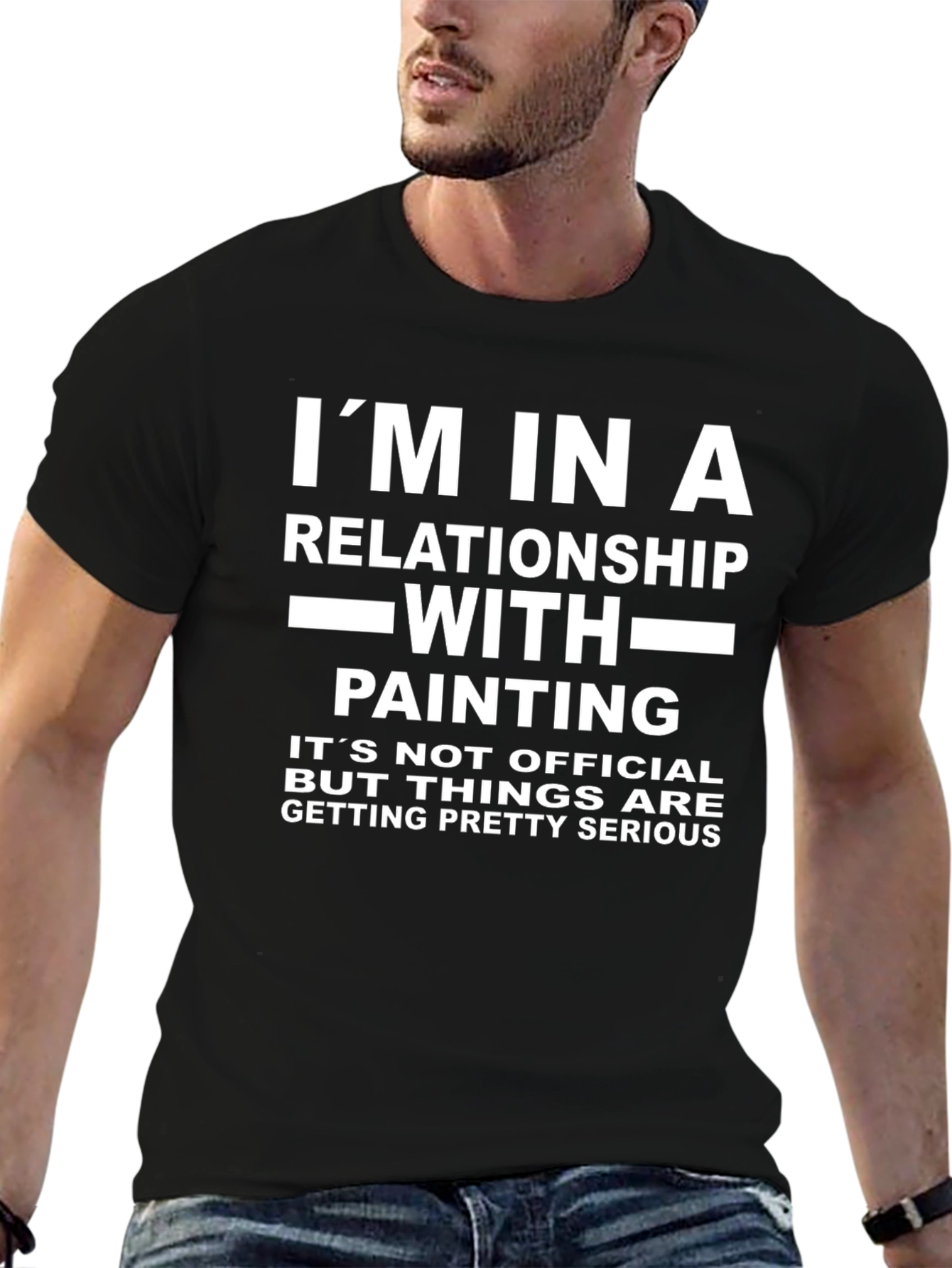 Relationship With Painting T-Shirt Funny Painter Tee