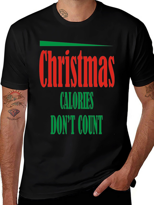 Funny Christmas Calories Dont Count Holiday T-Shirt