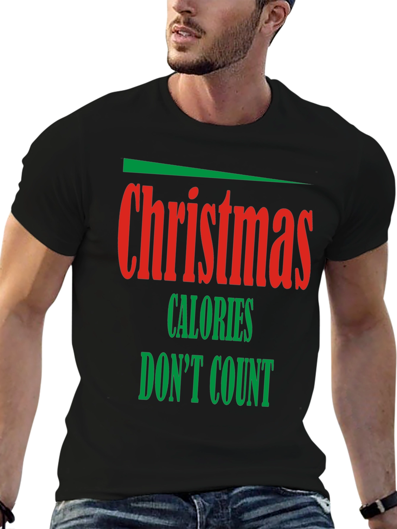 Funny Christmas Calories Dont Count Holiday T-Shirt