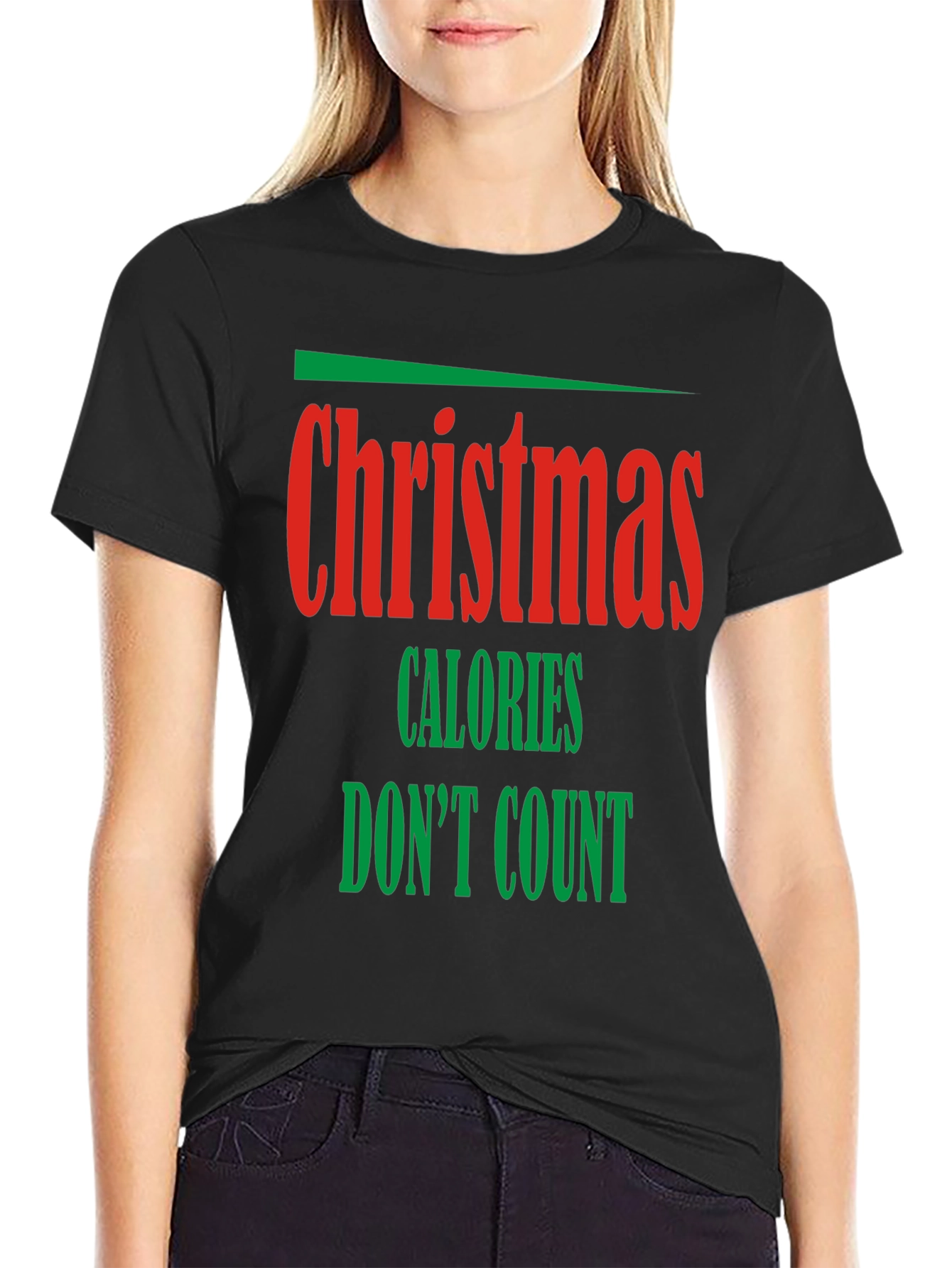 Funny Christmas Calories Dont Count Holiday T-Shirt