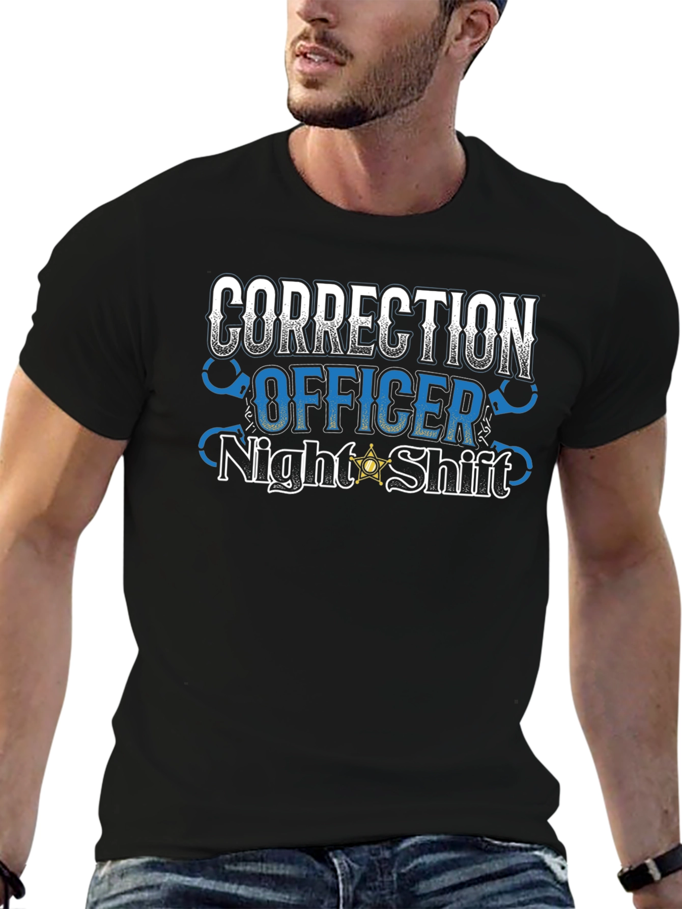 Correction Officer Night Shift Graphic Tee