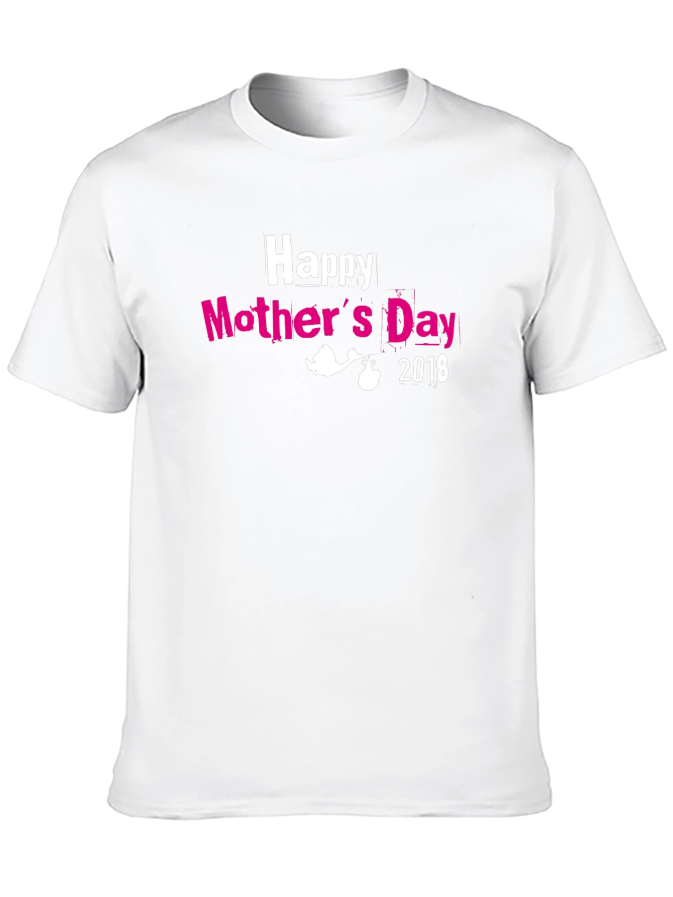 Happy Mothers Day 2018 Black T-Shirt