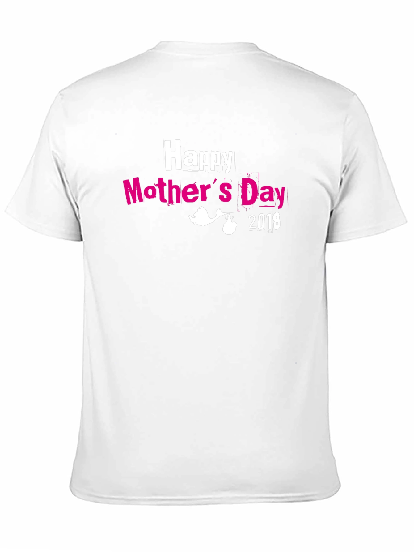 Happy Mothers Day 2018 Black T-Shirt