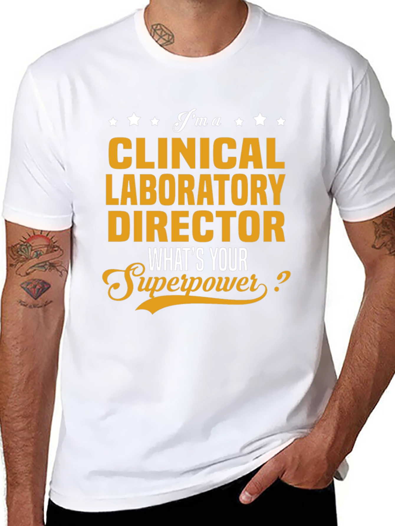 Clinical Laboratory Director Superpower Graphic Tee
