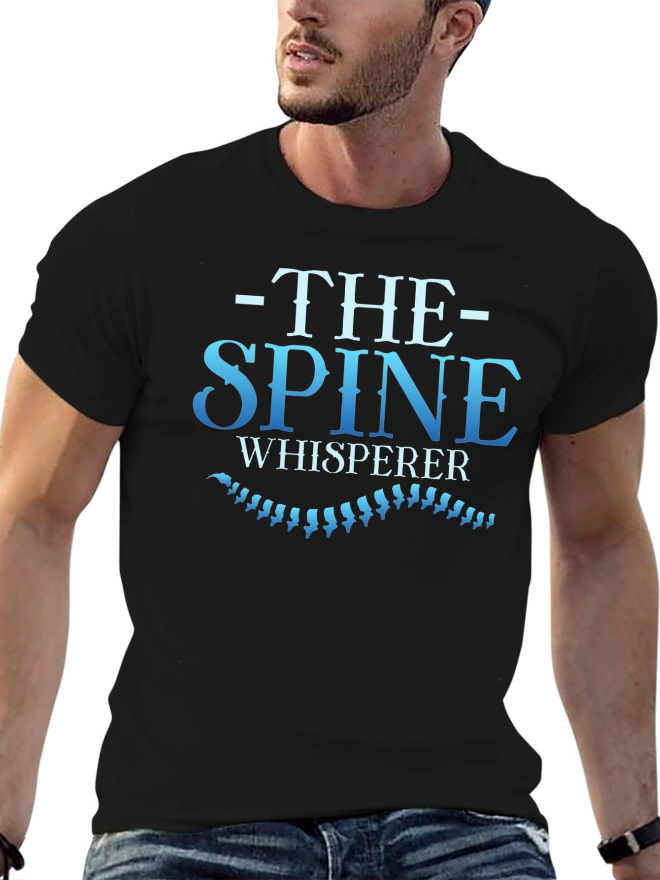 Spine Whisperer Graphic Tee - Chiropractic Humor T-Shirt